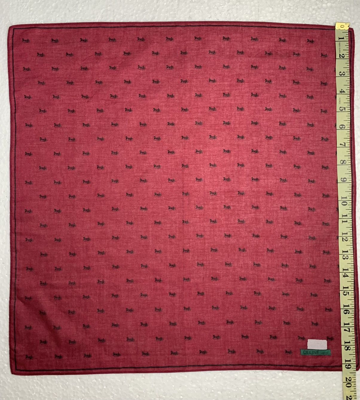 Celine Celine Handkerchief Pocketsquares Neckerchief Size ONE SIZE - 6 Thumbnail