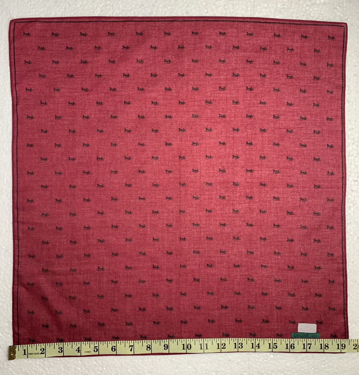 Celine Celine Handkerchief Pocketsquares Neckerchief Size ONE SIZE - 5 Thumbnail