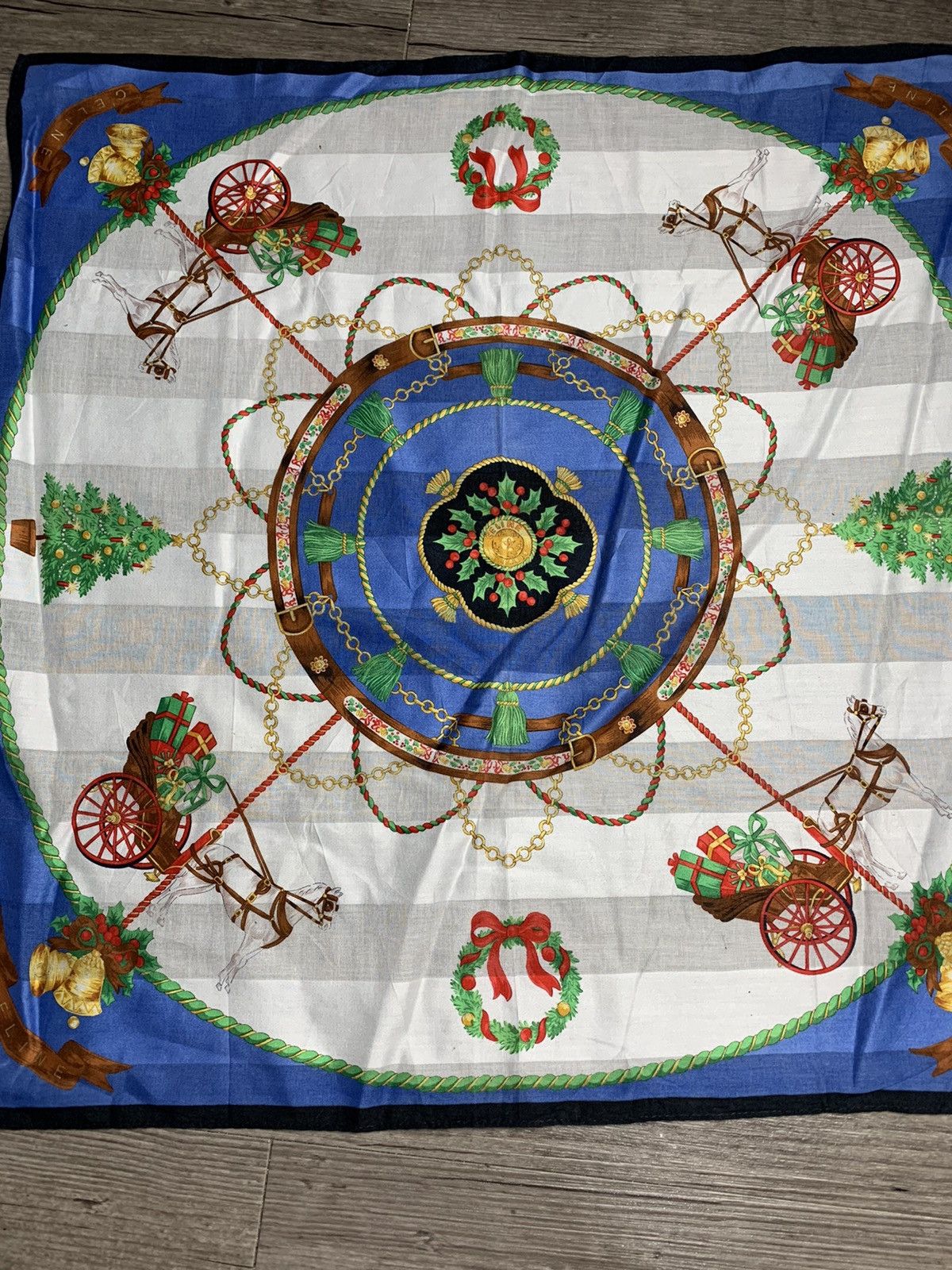 Celine Celine Handkerchief Pocketsquares Neckerchief Size ONE SIZE - 4 Thumbnail