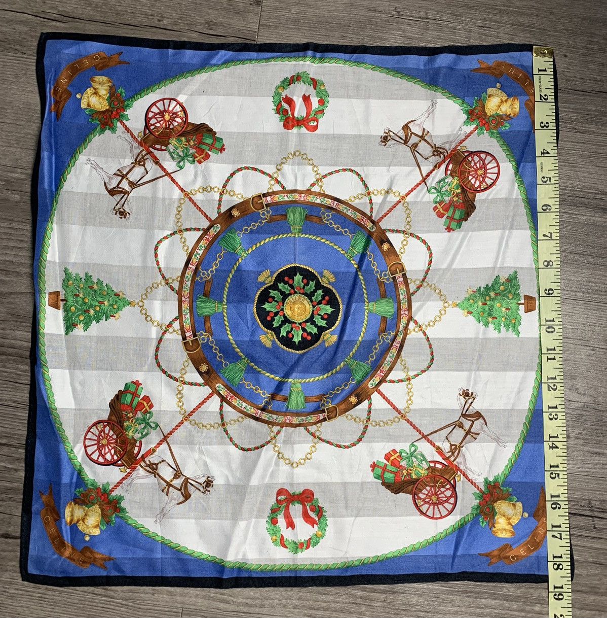 Celine Celine Handkerchief Pocketsquares Neckerchief Size ONE SIZE - 6 Thumbnail