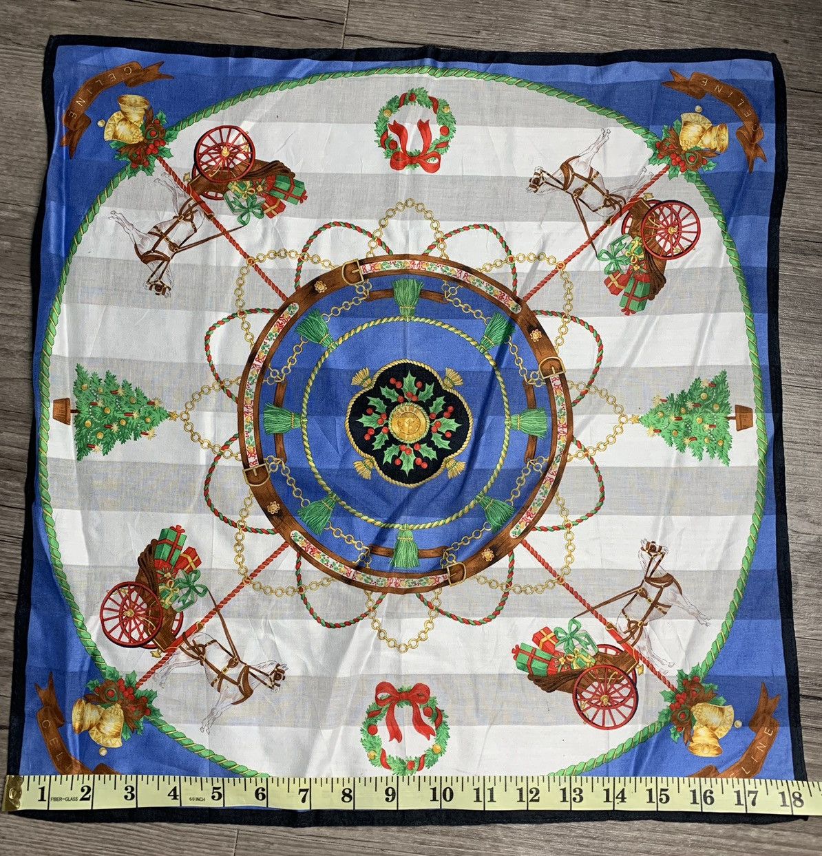 Celine Celine Handkerchief Pocketsquares Neckerchief Size ONE SIZE - 5 Thumbnail