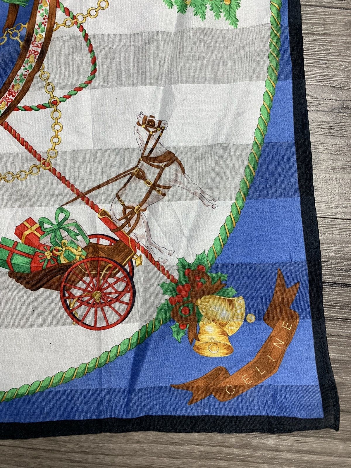 Celine Celine Handkerchief Pocketsquares Neckerchief Size ONE SIZE - 3 Thumbnail