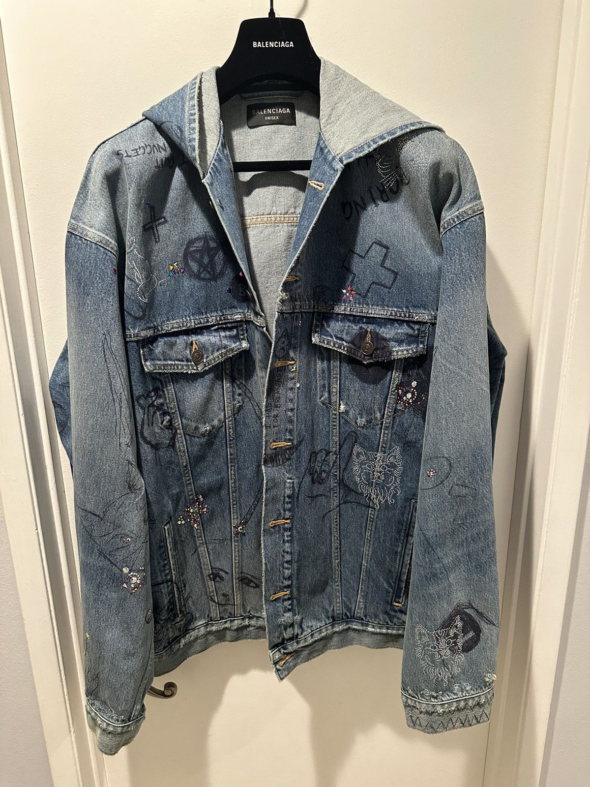 Balenciaga BNWT Balenciaga Oversized Kimono Judo Denim Jacket