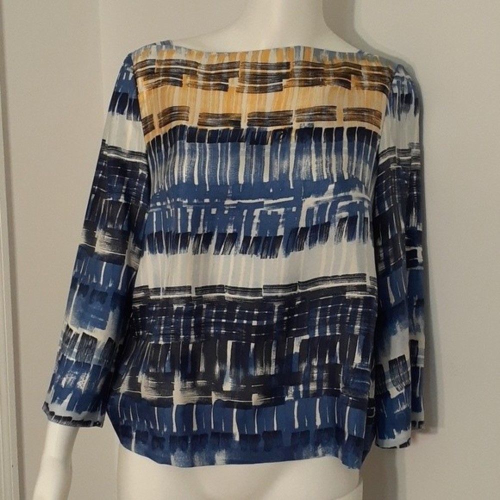 Ports 1961 ports 1961 top silk shirt 4 small s blouse international Size S / US 4 / IT 40 - 1 Thumbnail