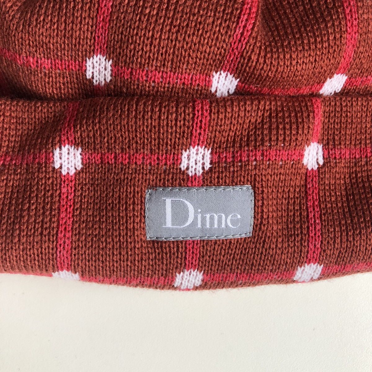 Dime Dime Illusion Beanie RED Size ONE SIZE - 2 Thumbnail
