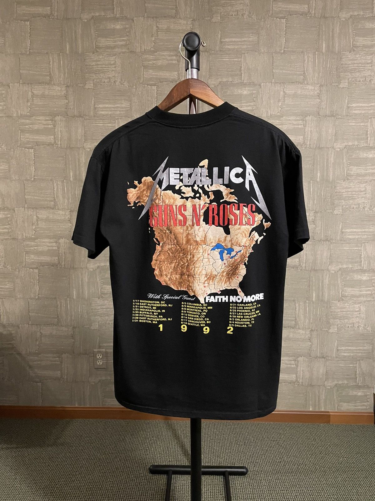 Band Tees × Vintage Vintage Guns N’ Roses Metallica T-Shirt Size US L / EU 52-54 / 3 - 3 Thumbnail