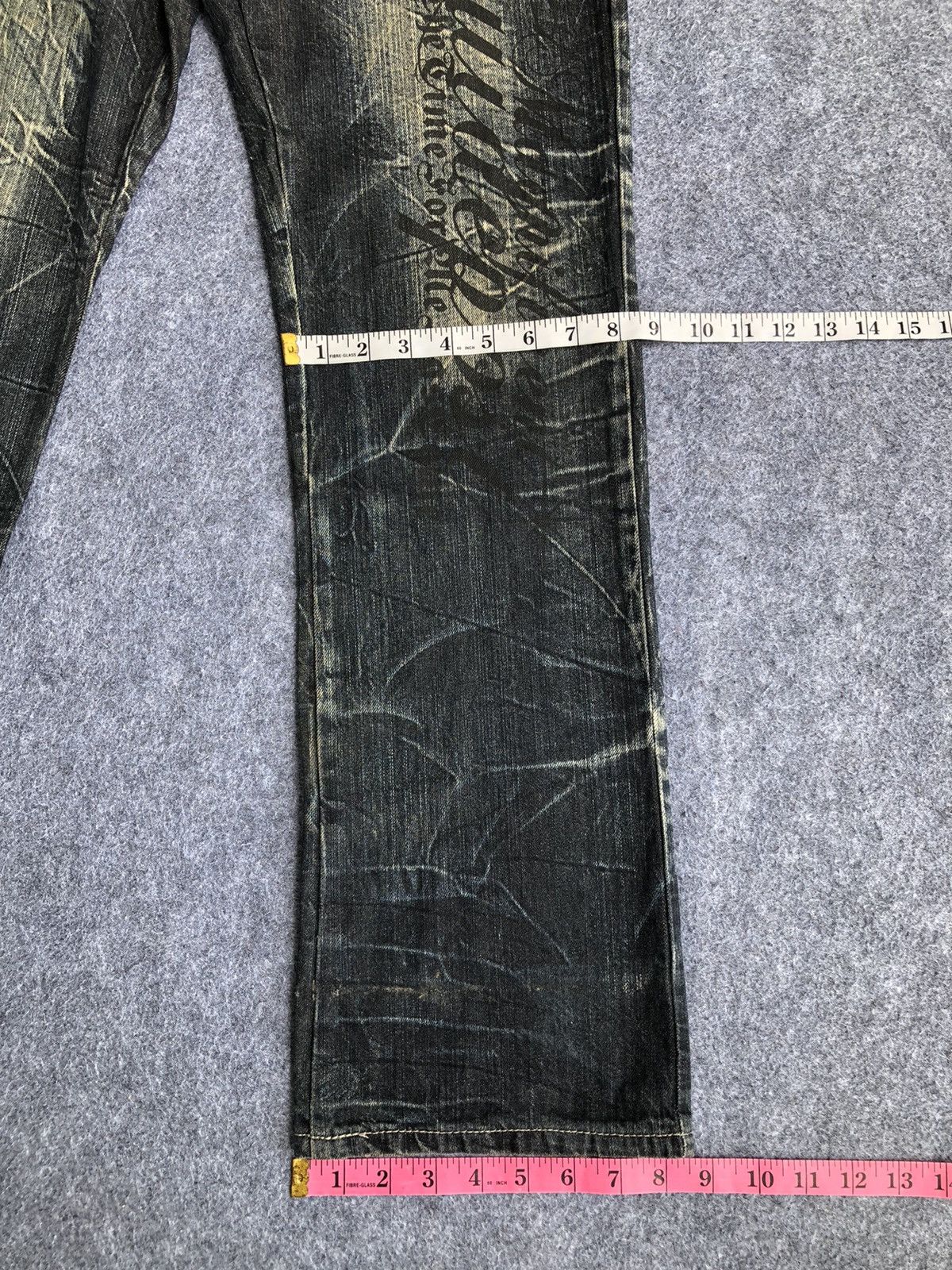 Japanese Brand Last Drop🔥Rare🔥Wild Life Skull Bones Seditionaries Jeans Size US 31 - 11 Thumbnail