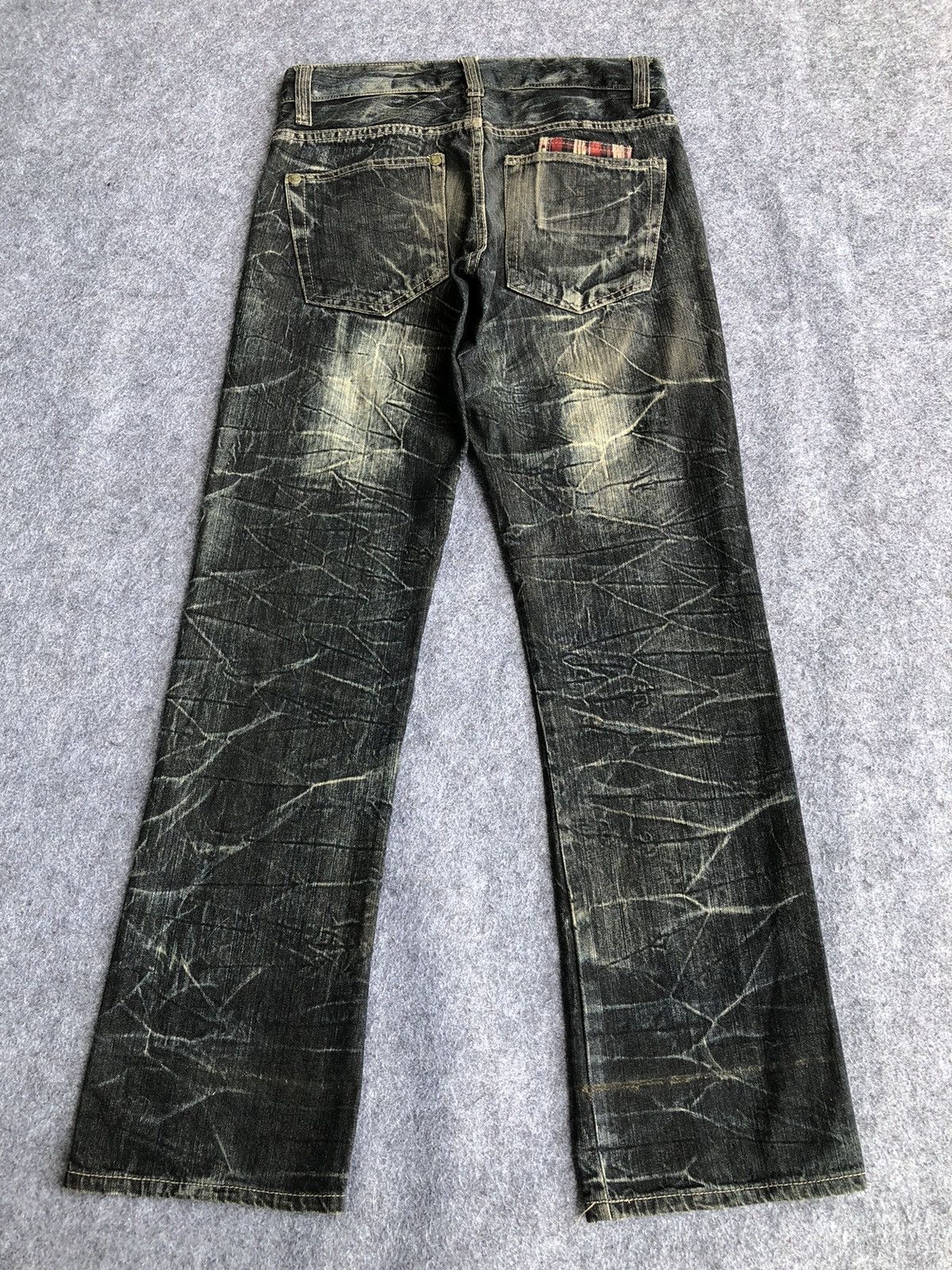 Japanese Brand Last Drop🔥Rare🔥Wild Life Skull Bones Seditionaries Jeans Size US 31 - 2 Thumbnail