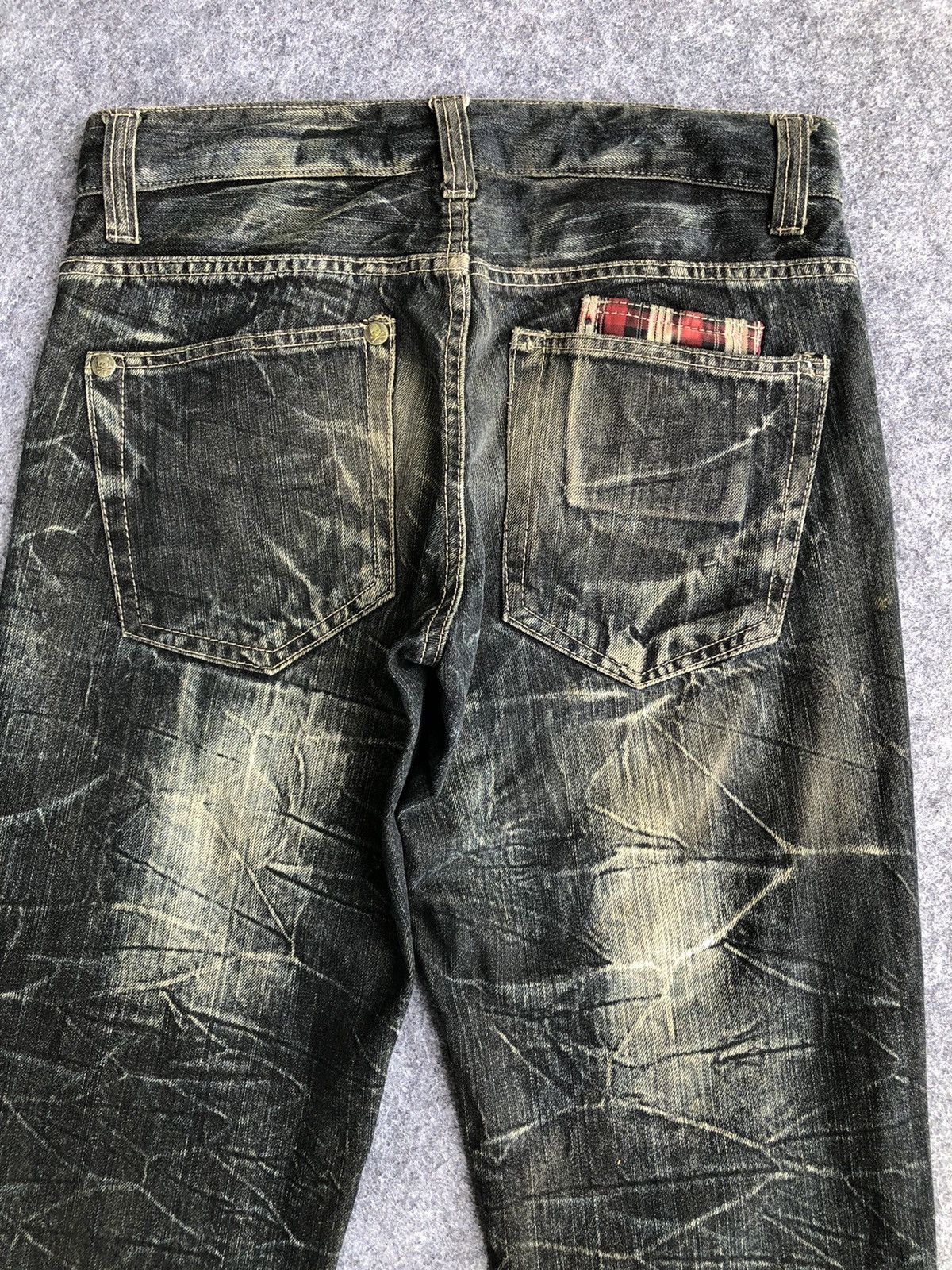 Japanese Brand Last Drop🔥Rare🔥Wild Life Skull Bones Seditionaries Jeans Size US 31 - 4 Thumbnail