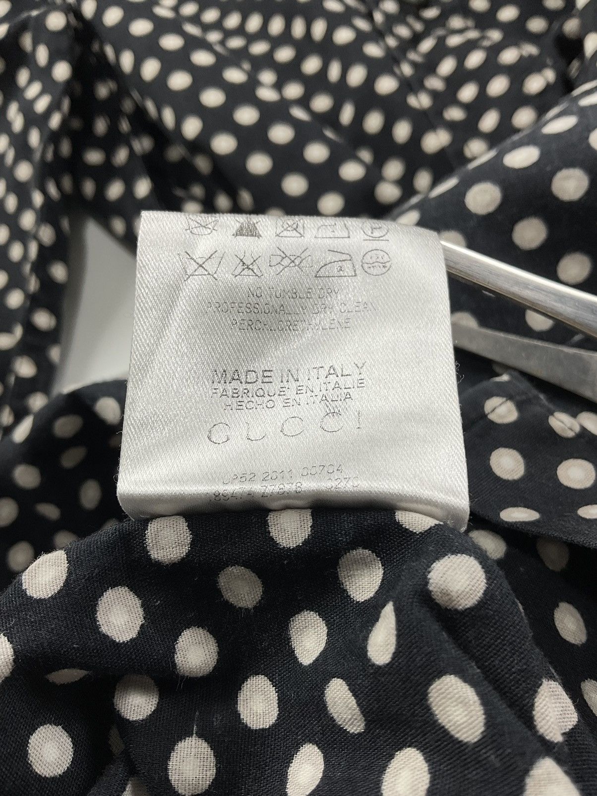 Gucci Gucci Polka Dot dress Shirt Size US L / EU 52-54 / 3 - 8 Thumbnail