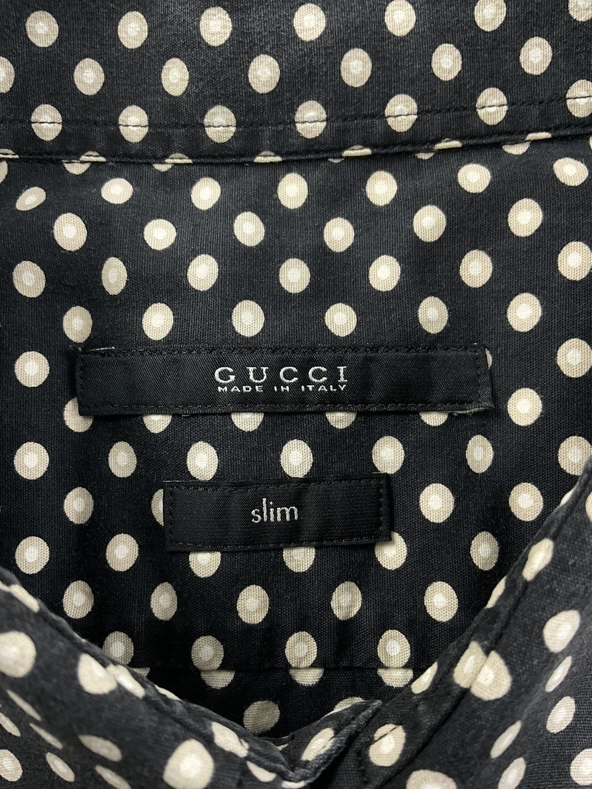 Gucci Gucci Polka Dot dress Shirt Size US L / EU 52-54 / 3 - 5 Thumbnail