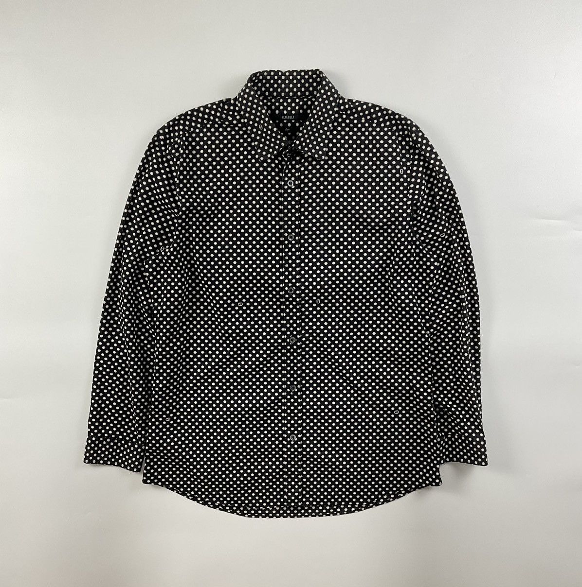 Gucci Gucci Polka Dot dress Shirt Size US L / EU 52-54 / 3 - 1 Thumbnail