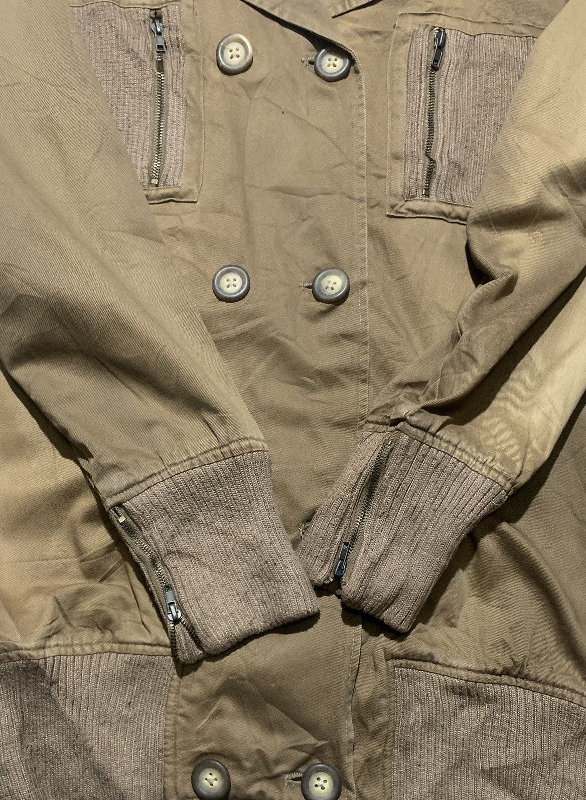 Japanese Brand × Vintage Vintage Trashed Jacket Sun Faded By Gf Size US M / EU 48-50 / 2 - 2 Thumbnail