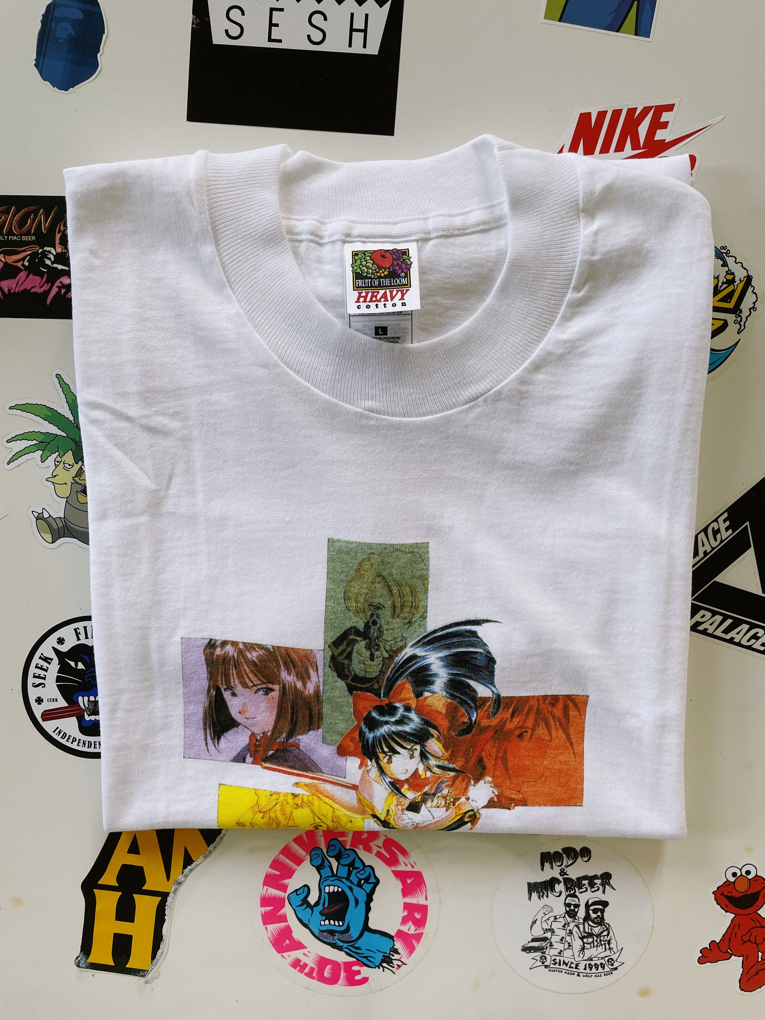 Japanese Brand × Vintage Vintage 1998 SEGA Sakura Wars 2 Promo T-shirt White Size US L / EU 52-54 / 3 - 6 Thumbnail