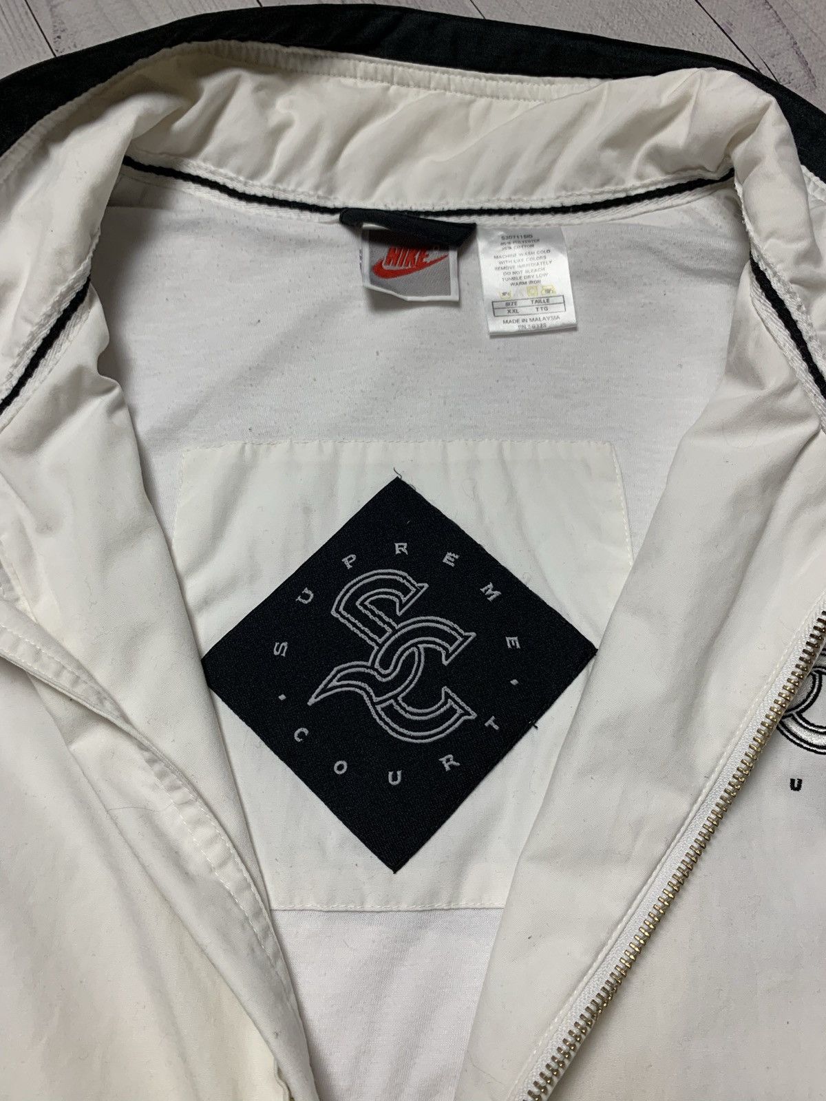 Nike × Vintage Vintage Nike Supreme Court logo track jacket size XXL Size US XXL / EU 58 / 5 - 6 Thumbnail