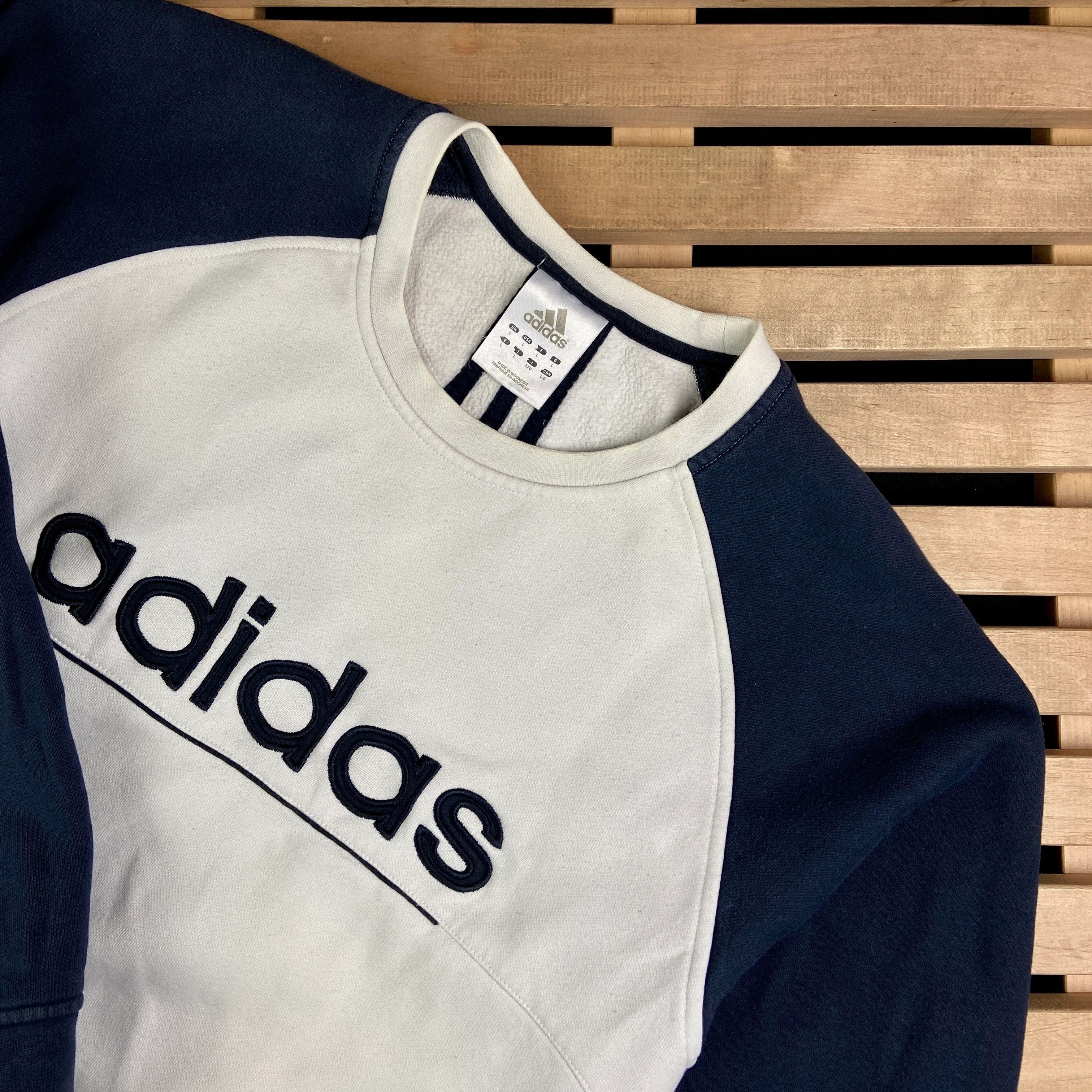 Adidas × Vintage Mens Sweatshirt Adidas Vintage Big Logo Size L Size US M / EU 48-50 / 2 - 2 Thumbnail