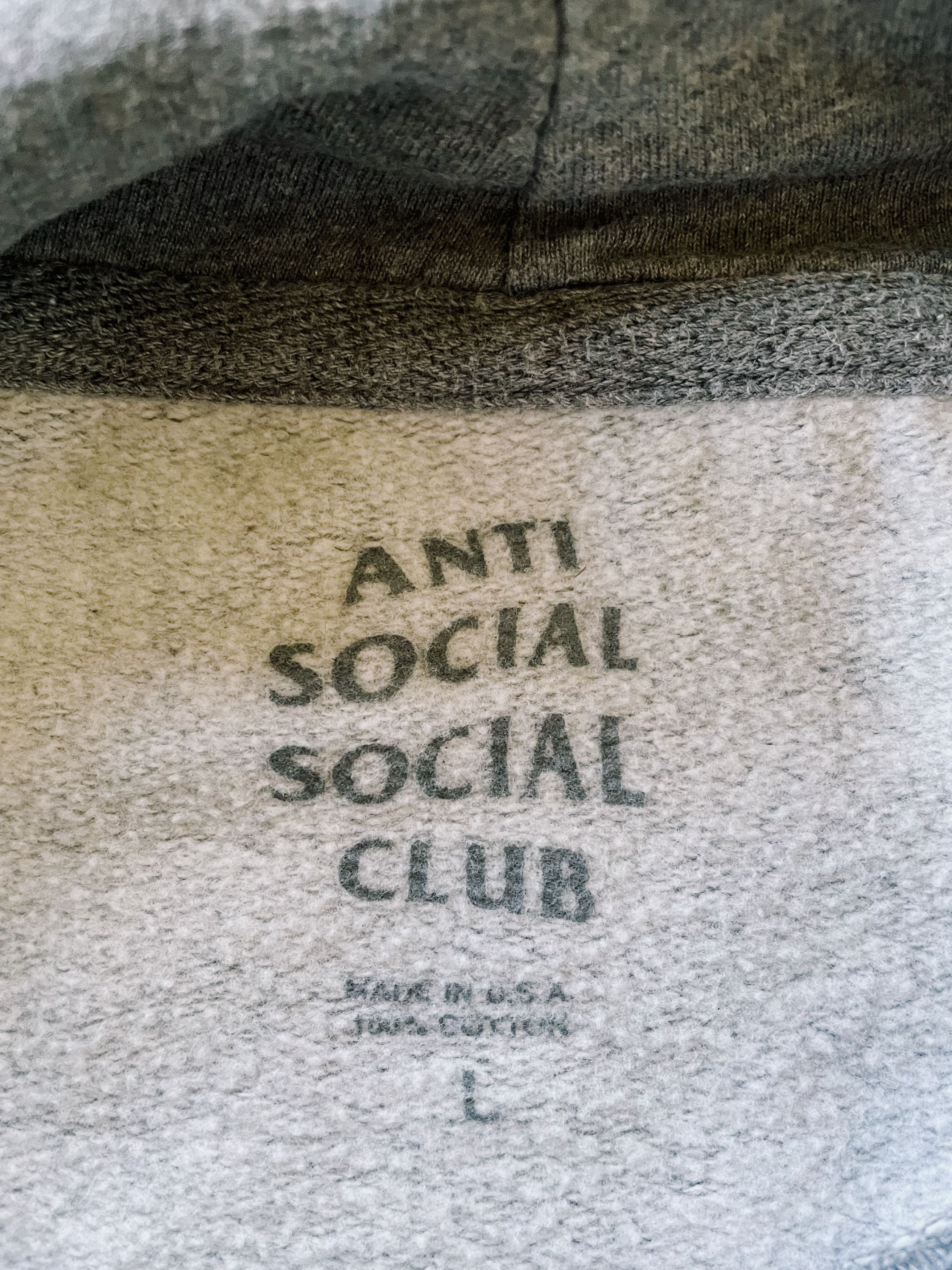 Anti Social Social Club ASSC Anti Social Social Club Heather Grey And Gold Hoodie Size US L / EU 52-54 / 3 - 5 Thumbnail