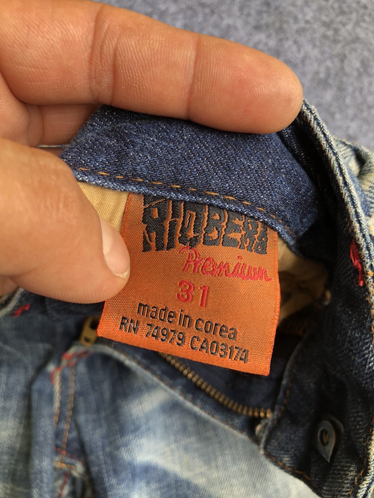 Hysteric Glamour Rare🔥Riobera Seditionaries Skulls Design Bootcut Jeans Size 33" - 9 Thumbnail