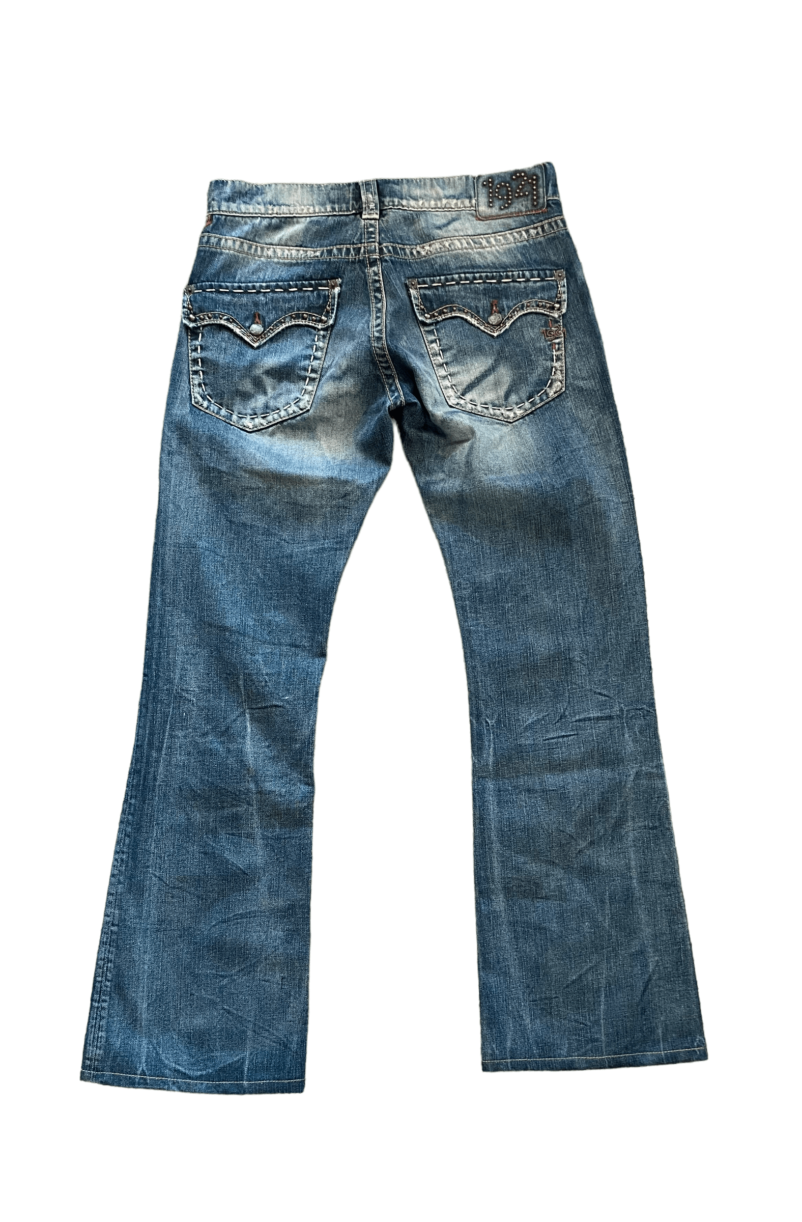 Japanese Brand × Vintage Japanese denim vintage jeans, size W31/L34 bootcut Size US 31 - 2 Thumbnail