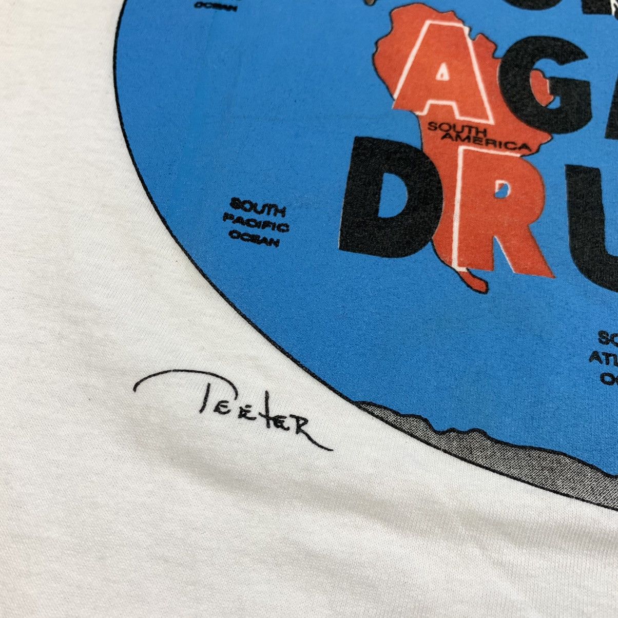 Vintage Vintage World Against Drugs By Teeter Shirt Size US XL / EU 56 / 4 - 5 Thumbnail