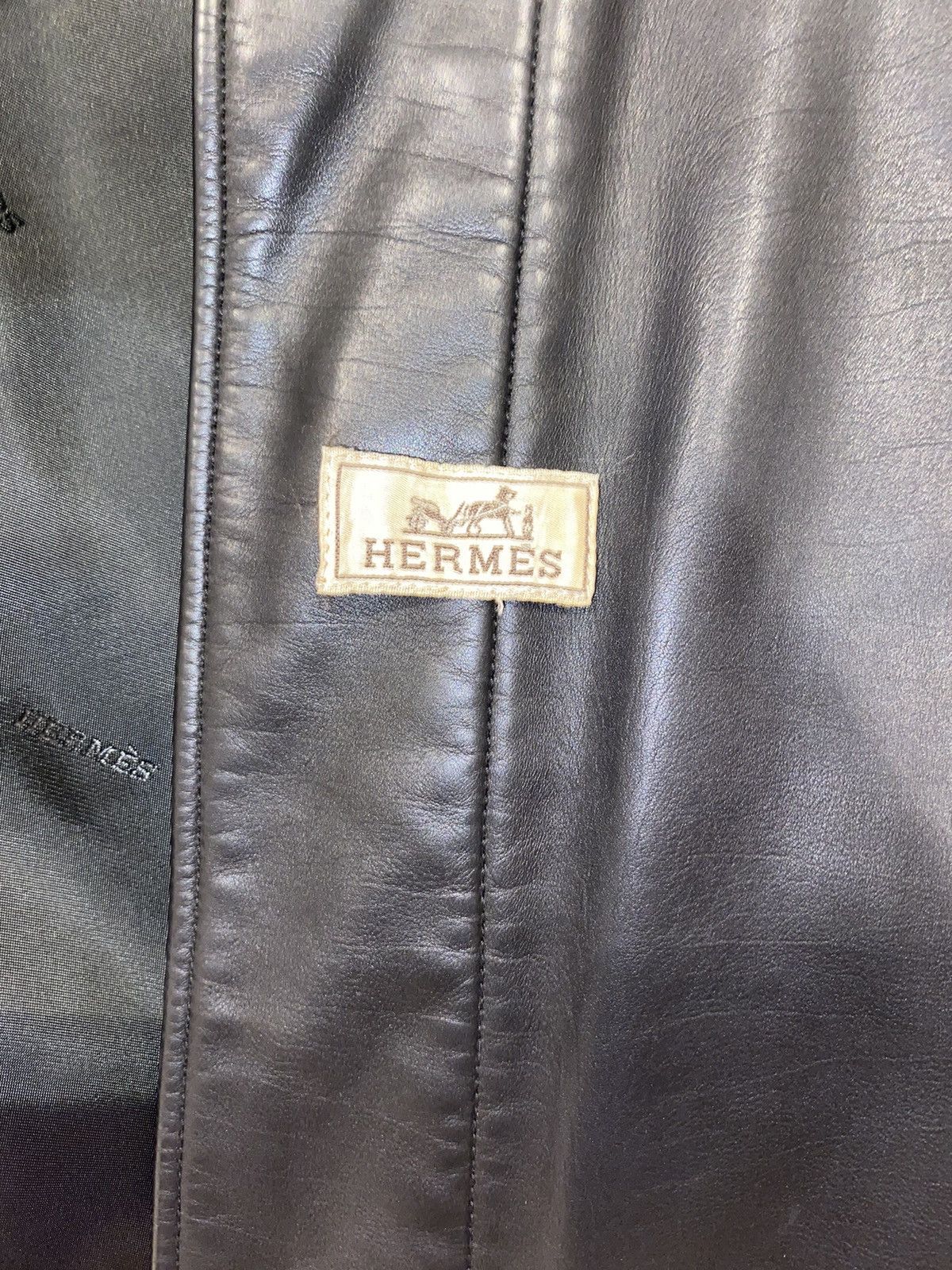 Hermes Hermès Lambskin Overcoat Size US XL / EU 56 / 4 - 4 Thumbnail