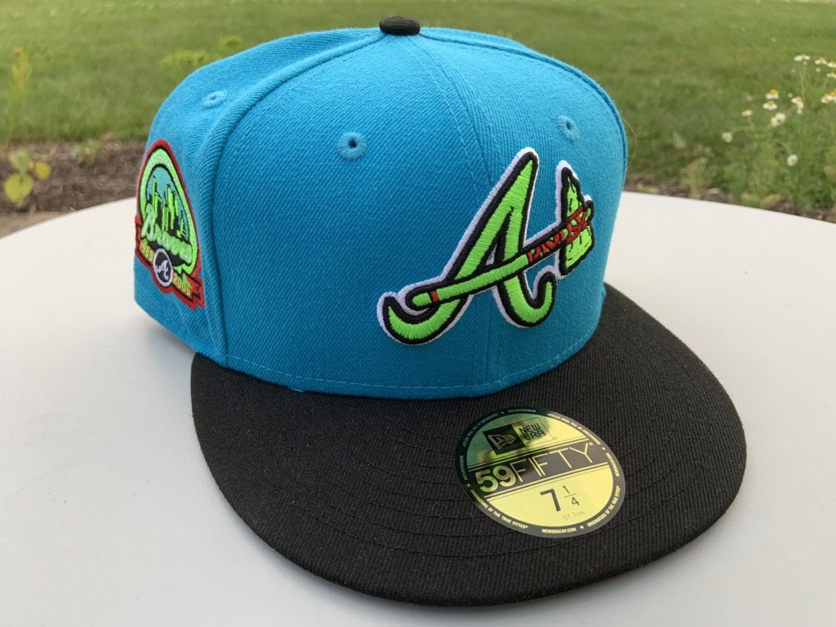 Hat Club × MLB × New Era Hat Club Aux Pack Atlanta Braves Fitted 7 1/4 Outkast Size ONE SIZE - 1 Thumbnail