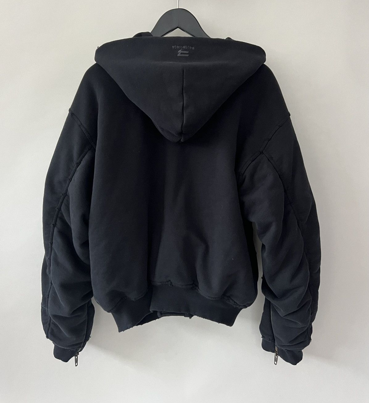 Balenciaga Oversized Sporty B Bomber Hoodie | Grailed