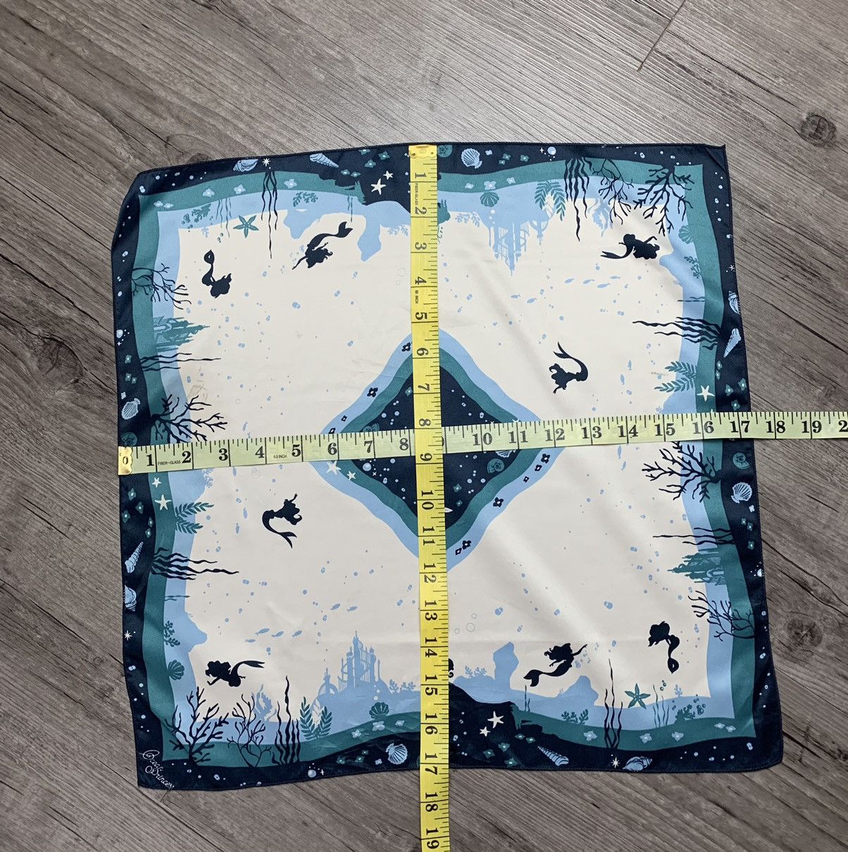 Disney The Little Mermaid Disney Handkerchief Neckerchief Size ONE SIZE - 8 Thumbnail
