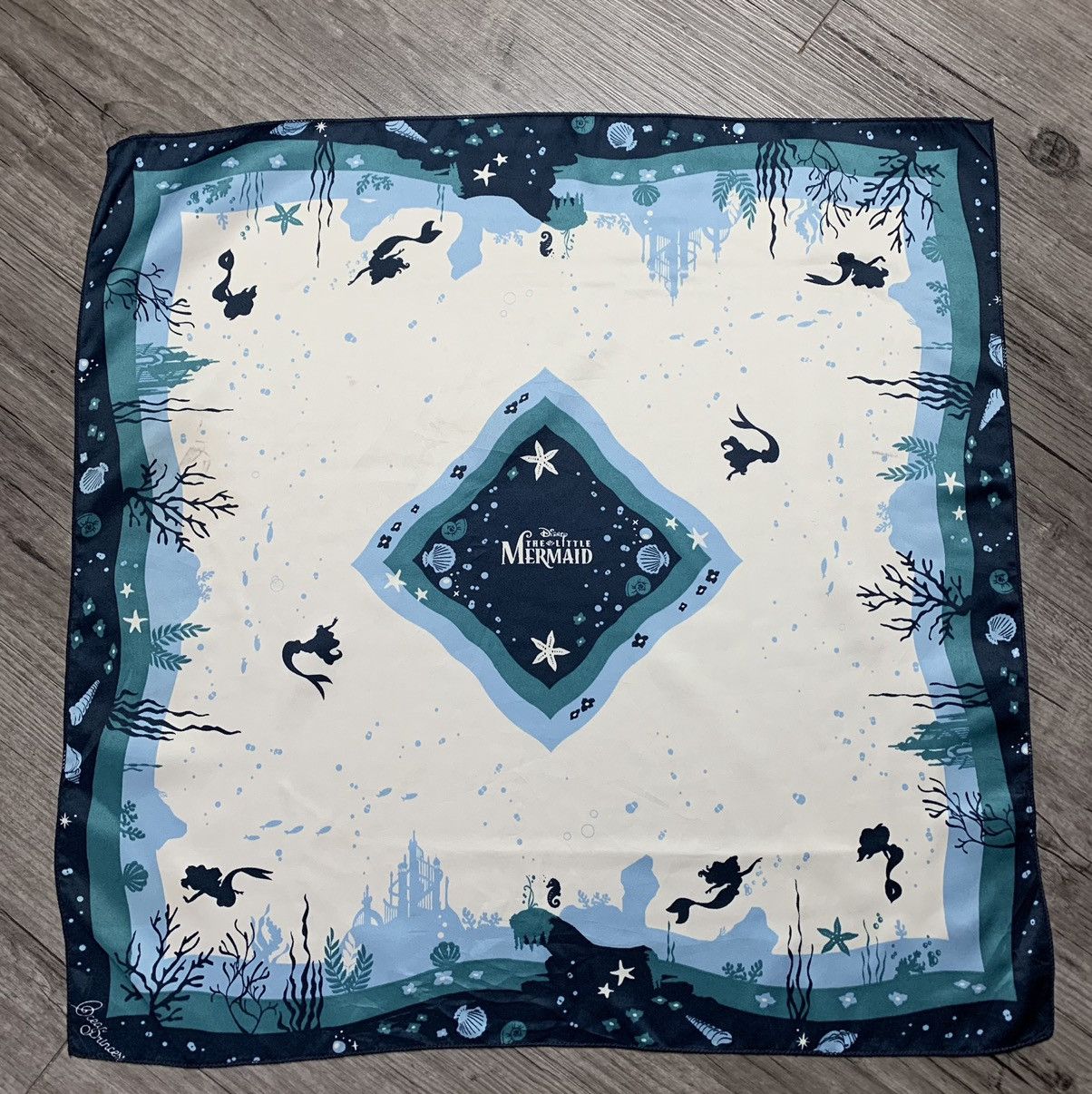 Disney The Little Mermaid Disney Handkerchief Neckerchief Size ONE SIZE - 1 Thumbnail