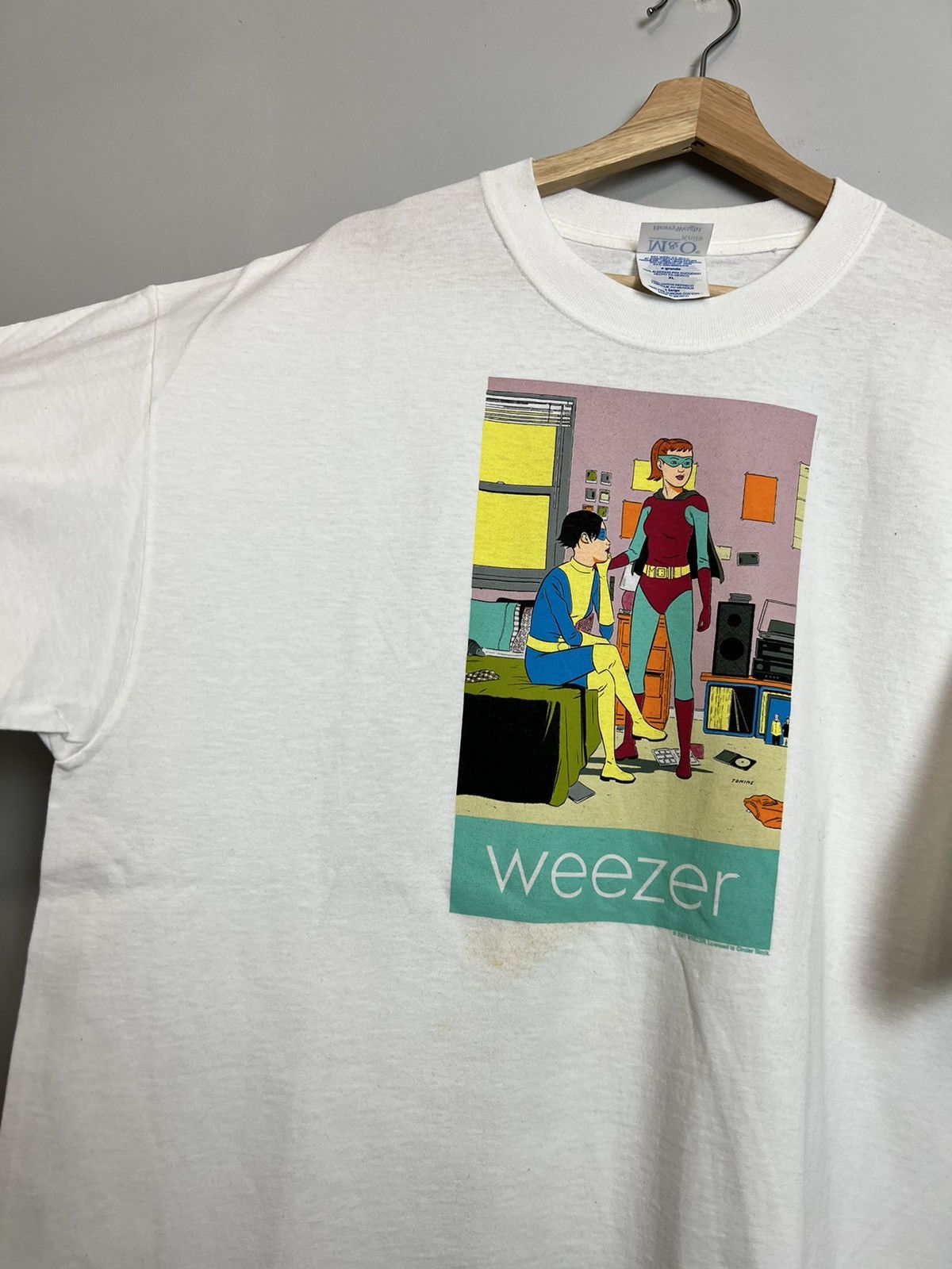 Band Tees Vintage 2001 weezer hooptie tour 00s Alternative Band Tee Size US XL / EU 56 / 4 - 3 Thumbnail