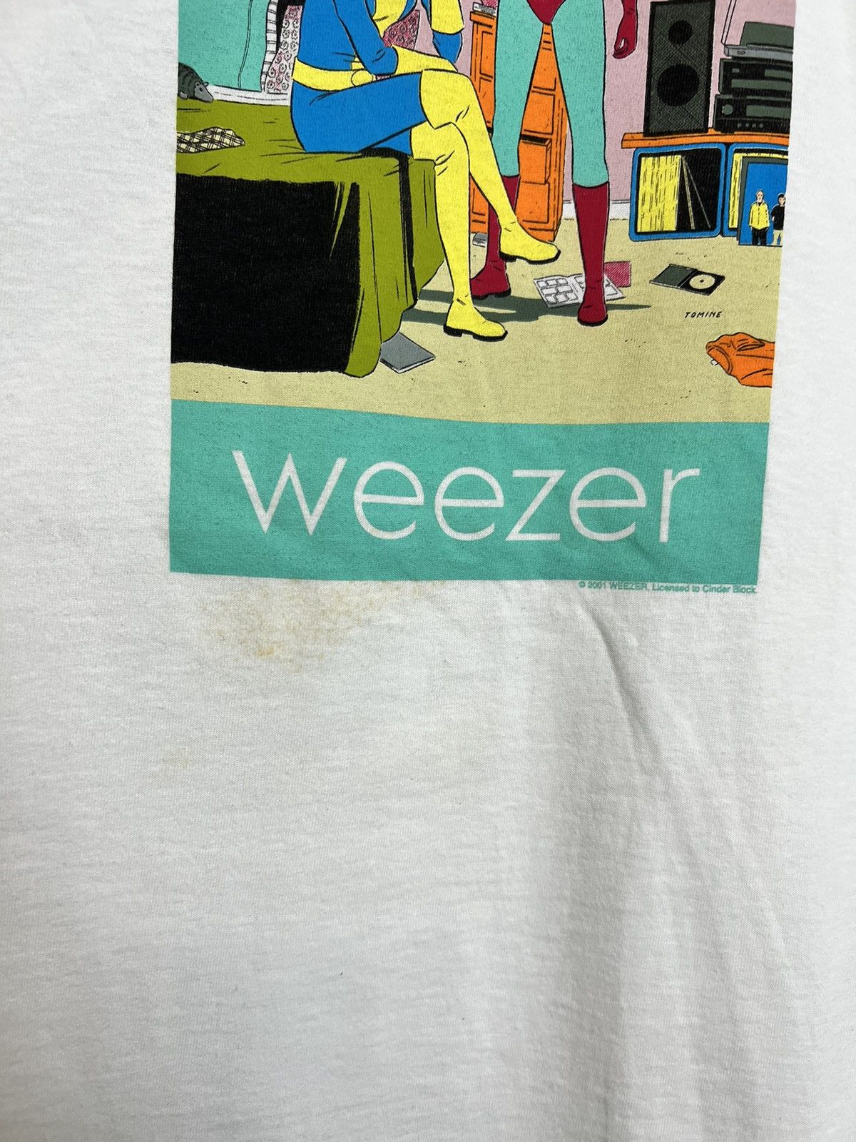 Band Tees Vintage 2001 weezer hooptie tour 00s Alternative Band Tee Size US XL / EU 56 / 4 - 5 Thumbnail