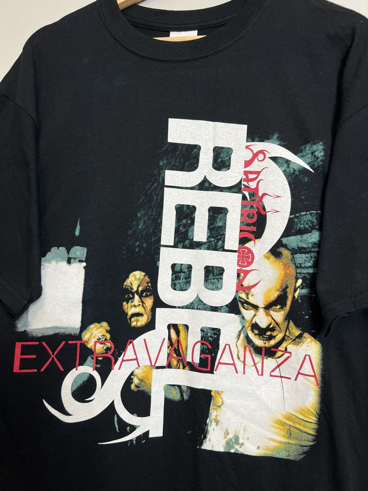 Band Tees Rare Vintage 00s Satyricon Extravaganza Black Metal Band Tee Size US L / EU 52-54 / 3 - 3 Thumbnail