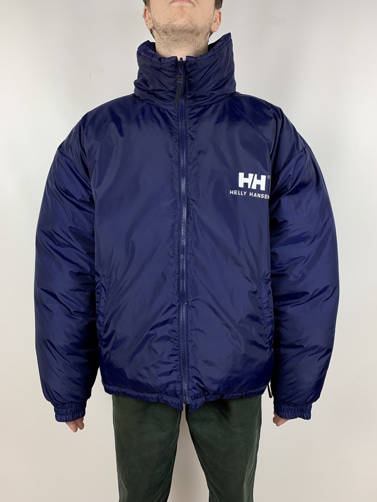Helly Hansen 90s Vintage Helly Hansen Reversible Down Puffer Jacket Size US XXL / EU 58 / 5 - 2 Thumbnail