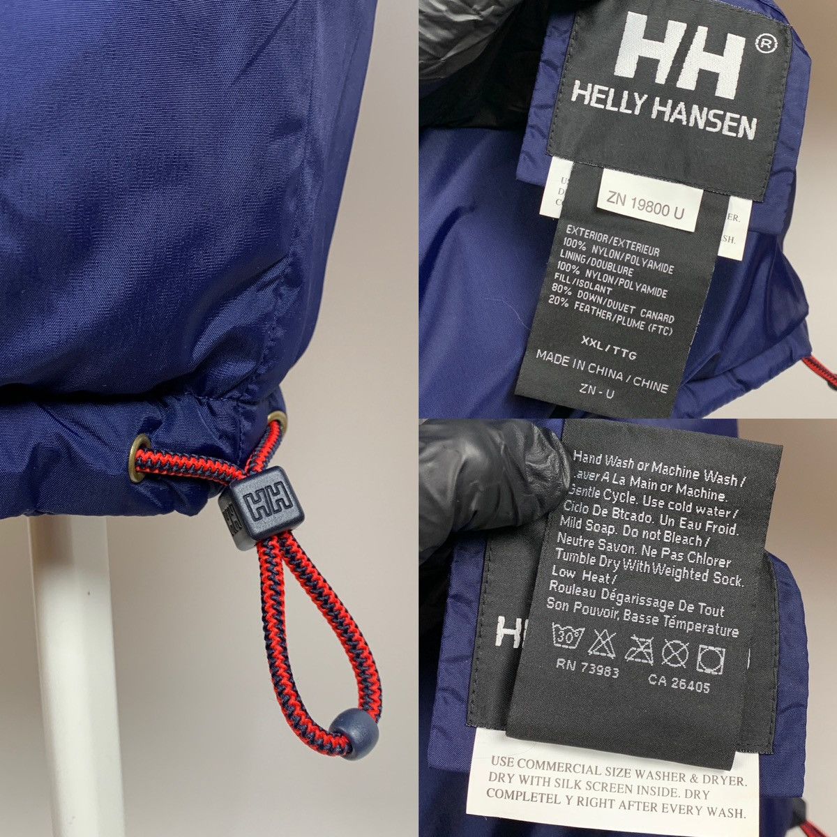 Helly Hansen 90s Vintage Helly Hansen Reversible Down Puffer Jacket Size US XXL / EU 58 / 5 - 23 Thumbnail