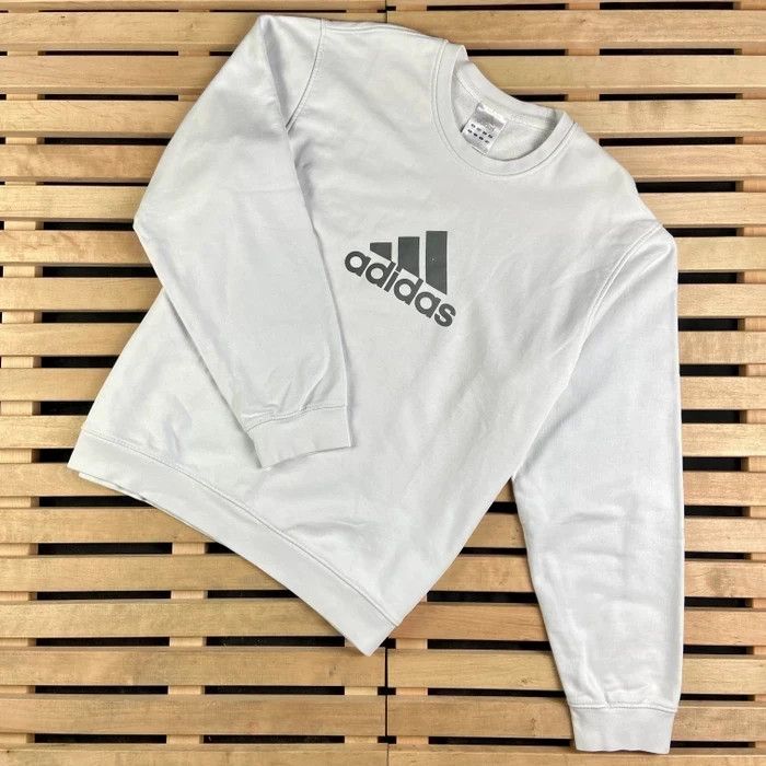 Adidas × Vintage Mens Sweatshirt Adidas Vintage Size L Big Logo Size US L / EU 52-54 / 3 - 1 Thumbnail