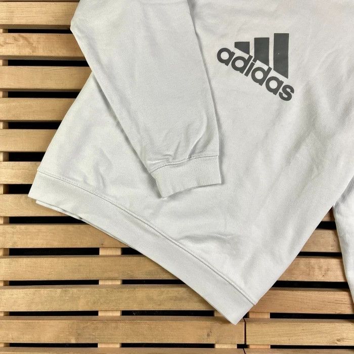 Adidas × Vintage Mens Sweatshirt Adidas Vintage Size L Big Logo Size US L / EU 52-54 / 3 - 3 Thumbnail
