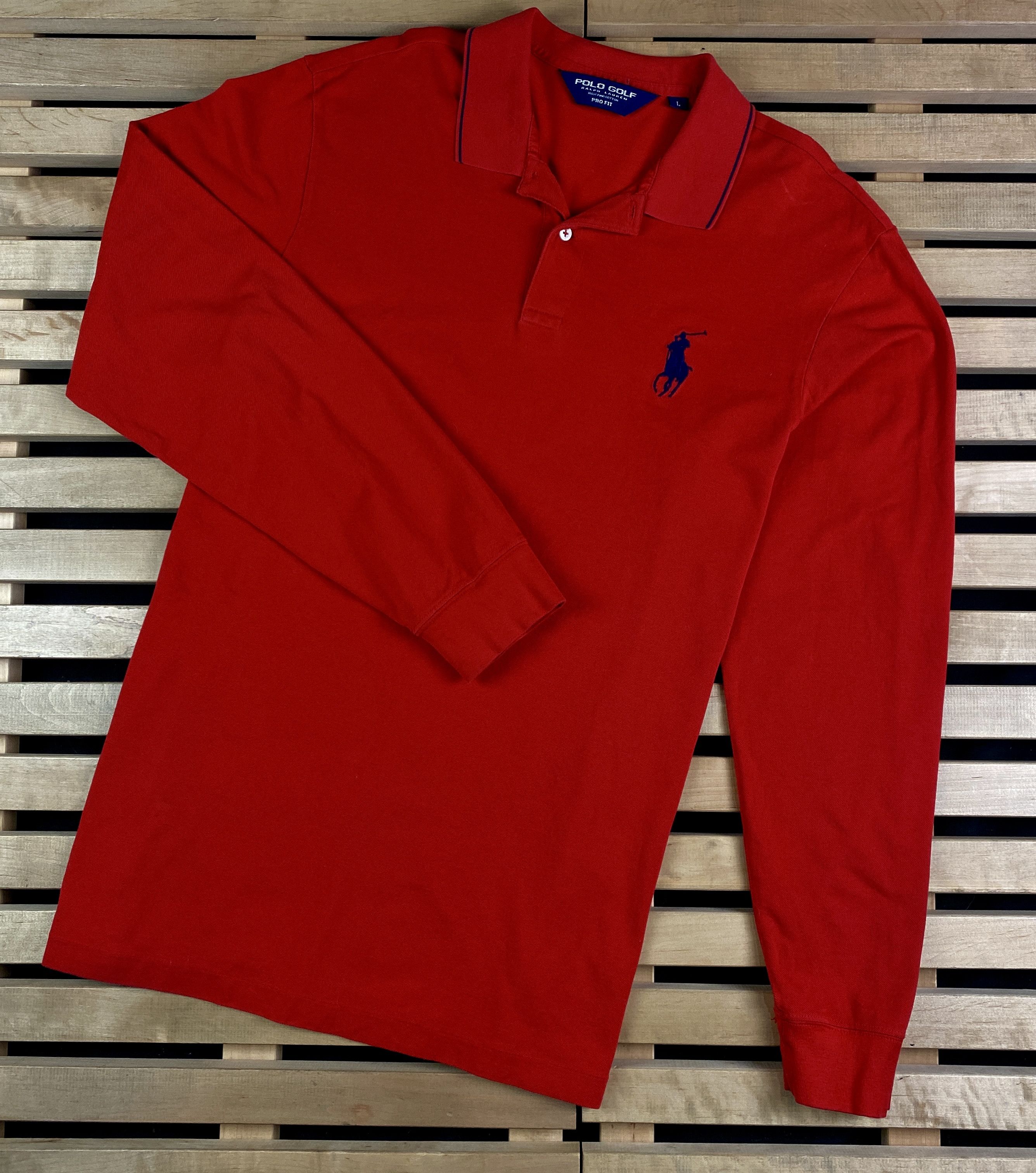 Polo Ralph Lauren × Ralph Lauren × Vintage Mens Rugby Sweatshirt Polo Golf Ralph Lauren Vintage Size L Size US L / EU 52-54 / 3 - 1 Thumbnail