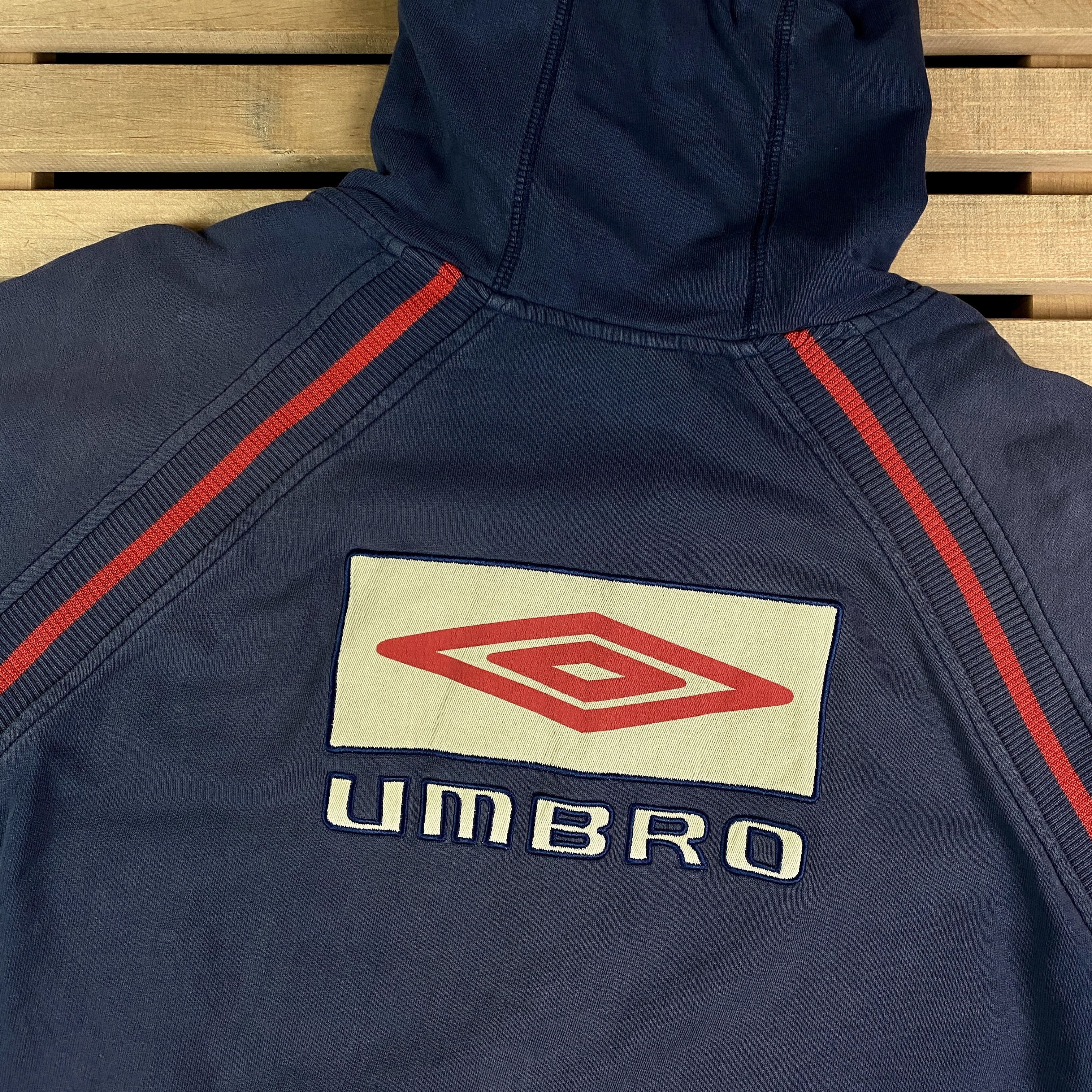 Umbro × Vintage Mens Umbro Vintage Zip Hoodie Size L Size US L / EU 52-54 / 3 - 10 Thumbnail