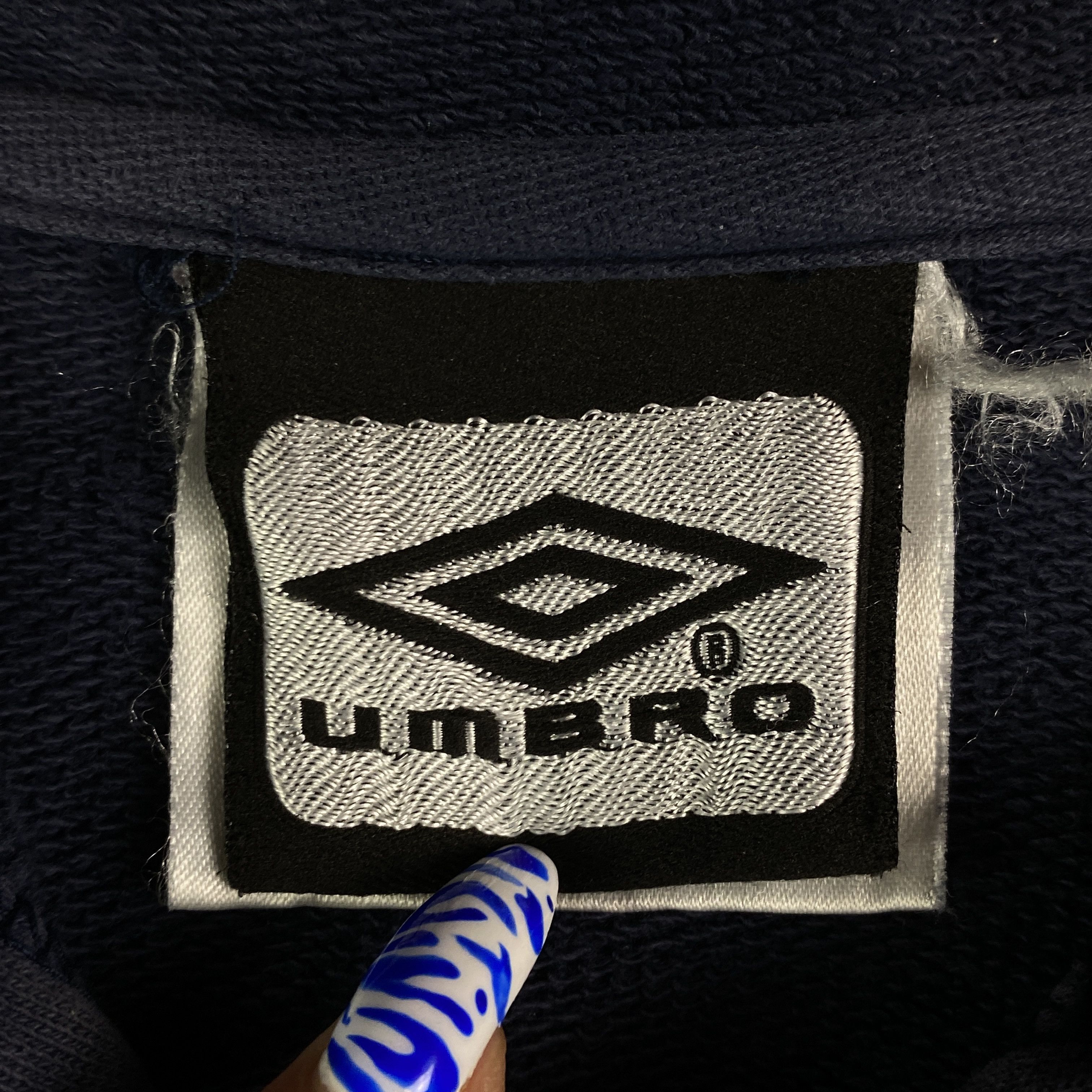 Umbro × Vintage Mens Umbro Vintage Zip Hoodie Size L Size US L / EU 52-54 / 3 - 5 Thumbnail