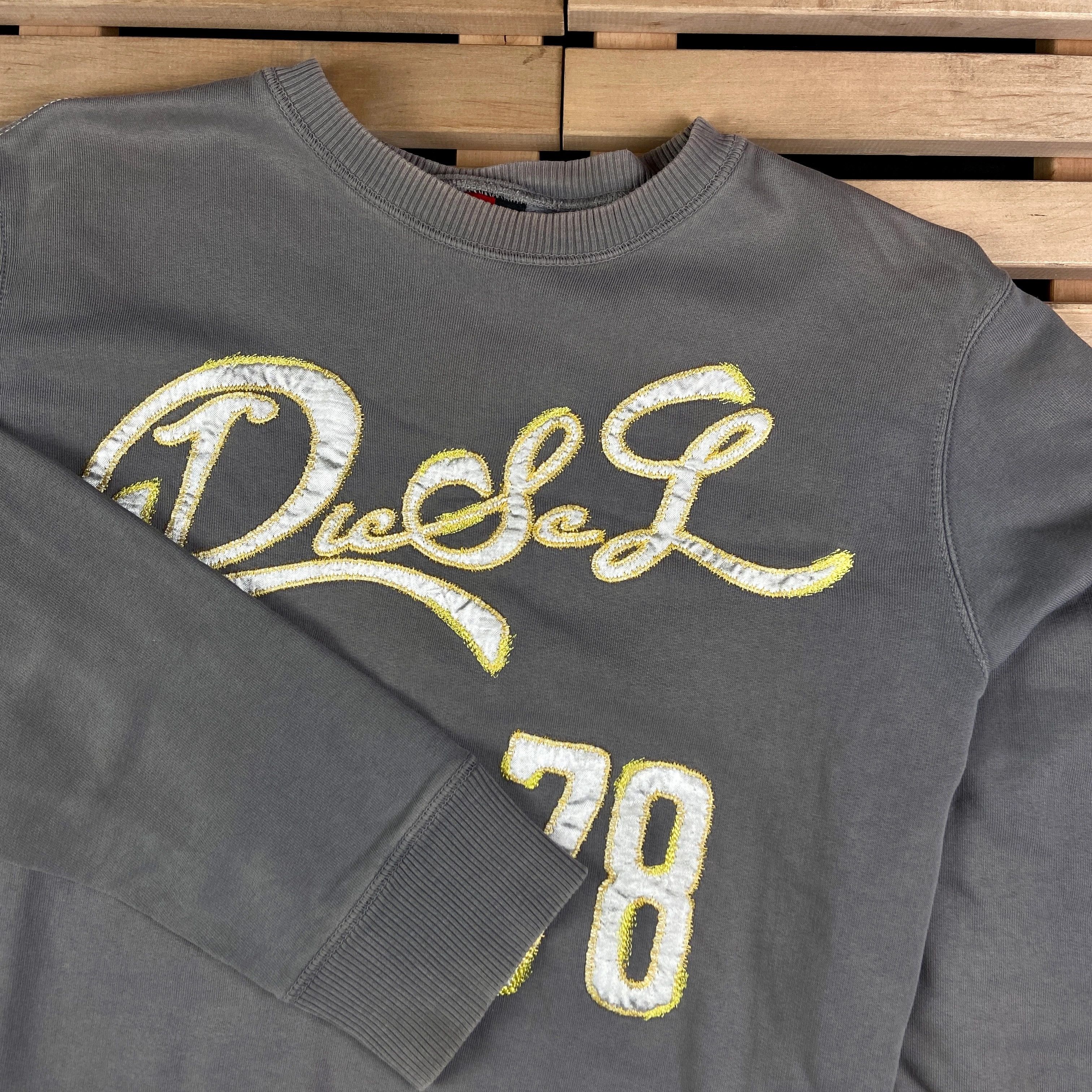 Diesel × Vintage Mens Sweatshirt Diesel Vintage Big Print Size L Size US L / EU 52-54 / 3 - 2 Thumbnail