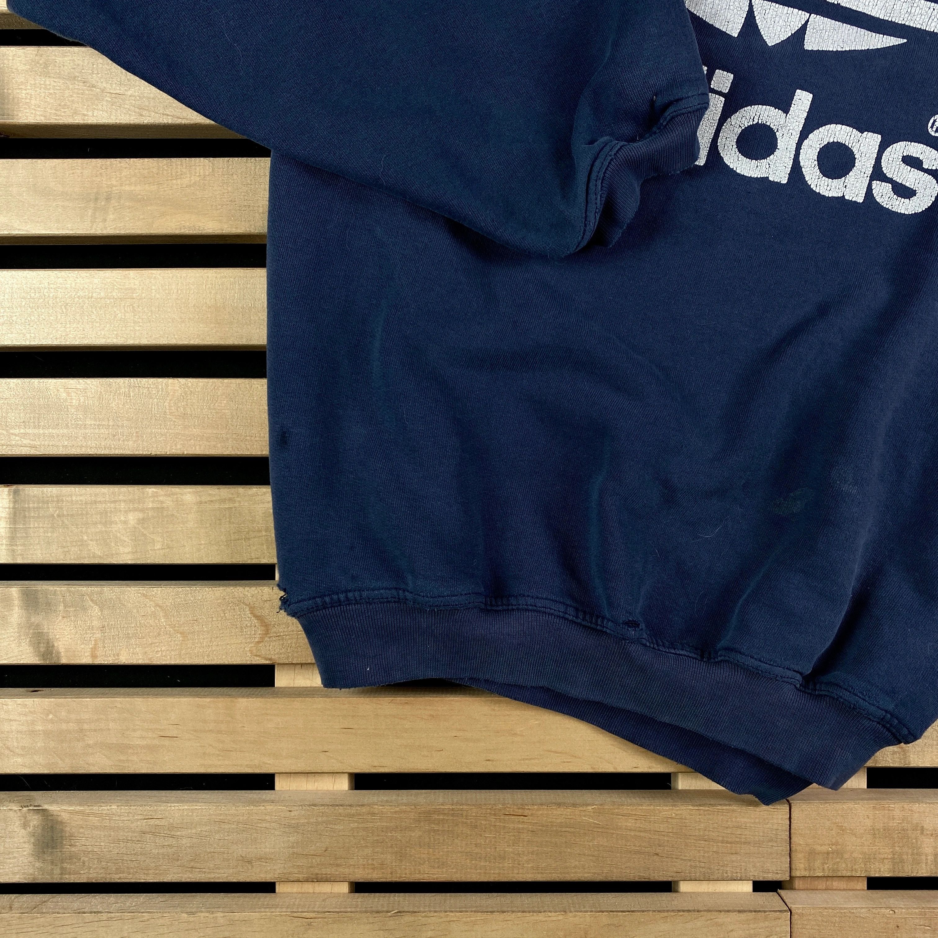 Adidas × Vintage Mens Vintage Sweatshirt Adidas Originals Vintage Size XL Size US XL / EU 56 / 4 - 3 Thumbnail