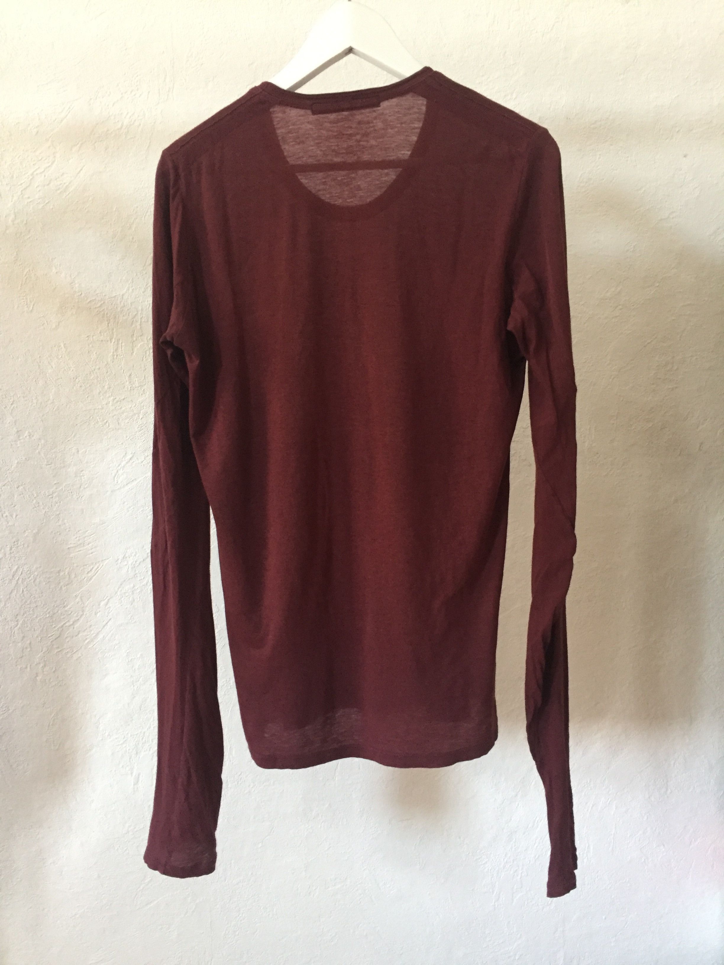 Julius cotton/cashmere bordeaux longsleeve Size US S / EU 44-46 / 1 - 3 Thumbnail