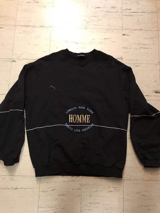 Sweatshirt balenciaga clearance homme