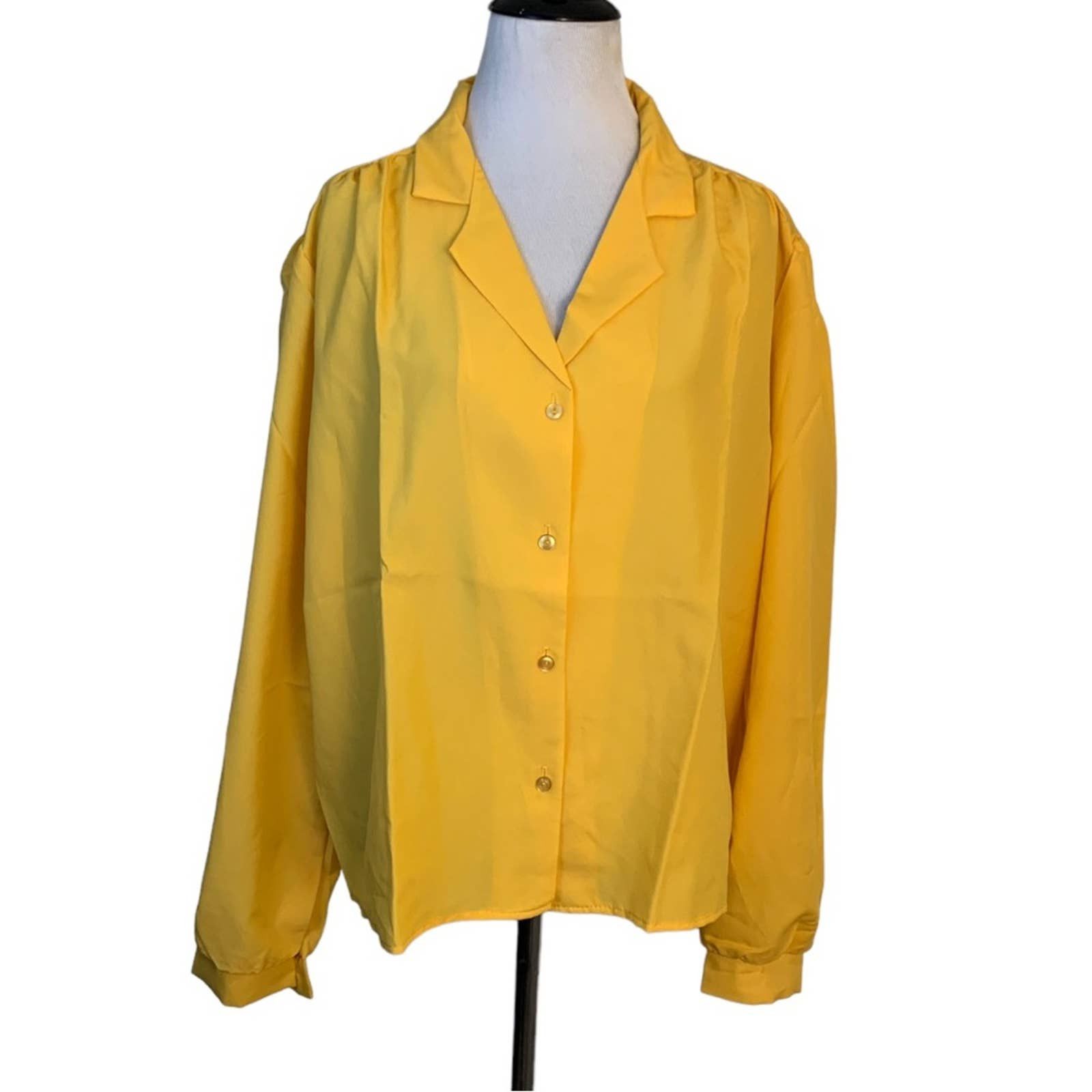 Vintage Vintage Keri Ann Yellow Blouse | Grailed