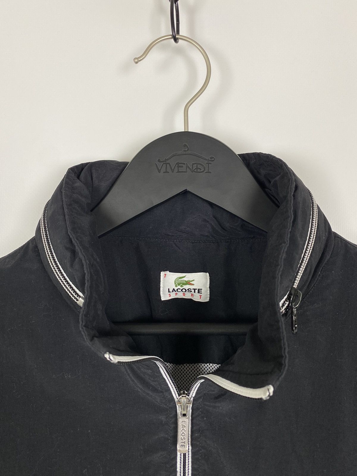 Lacoste 1990’s Vintage Lacoste Sport Nylon Windbreaker Light Jacket Size US XXL / EU 58 / 5 - 3 Thumbnail