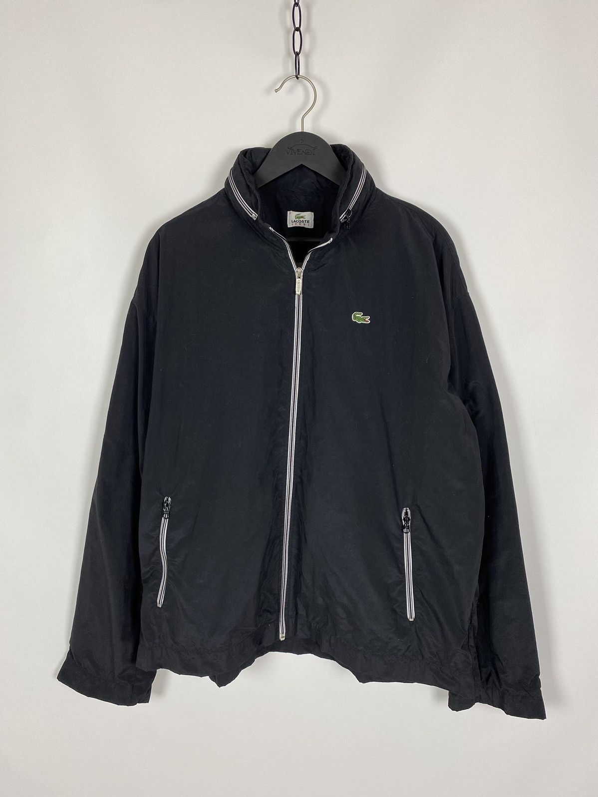 Lacoste 1990’s Vintage Lacoste Sport Nylon Windbreaker Light Jacket Size US XXL / EU 58 / 5 - 1 Thumbnail