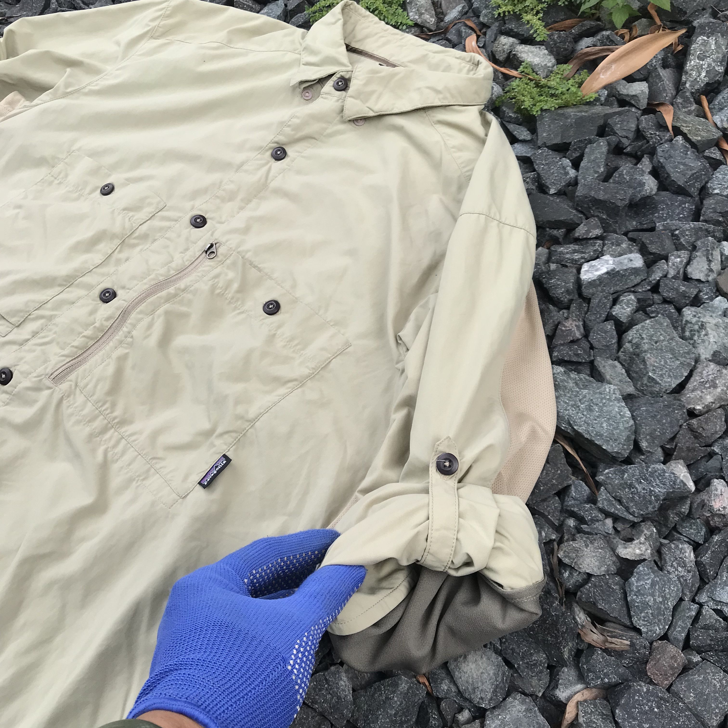 Patagonia Vintage Patagonia nylon XL button down light jacket Size US XL / EU 56 / 4 - 10 Thumbnail
