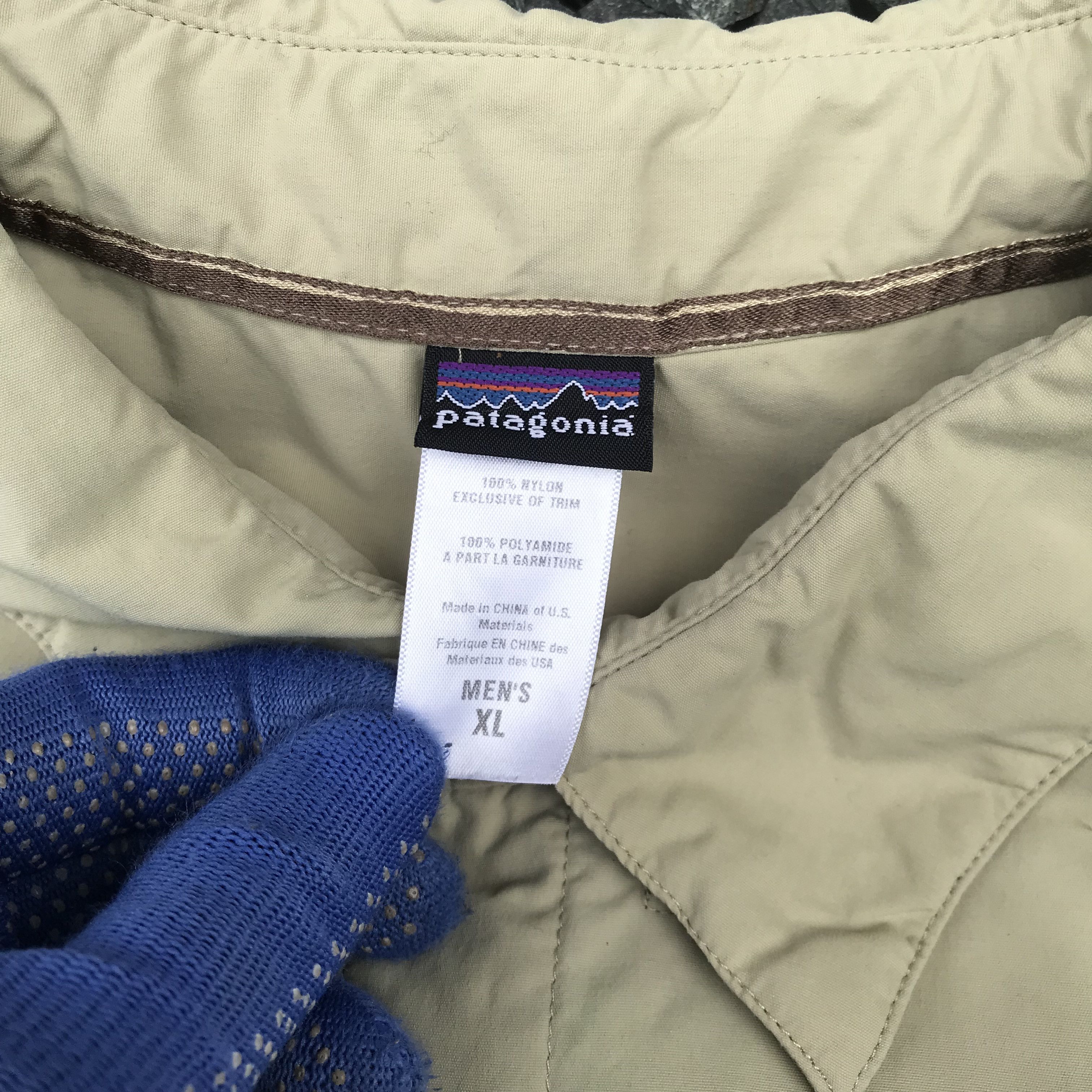 Patagonia Vintage Patagonia nylon XL button down light jacket Size US XL / EU 56 / 4 - 5 Thumbnail