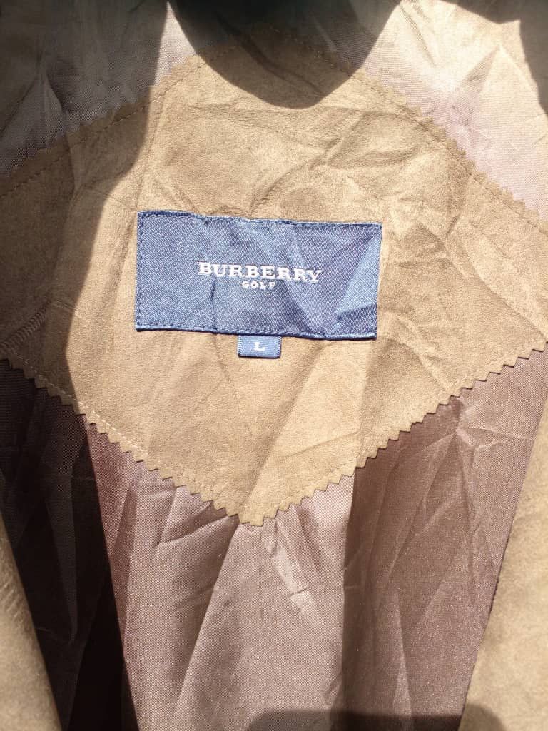 Burberry × Leather JACKET BURBERRY x ICONIC JACKET LEATHER. (GJ7) Size US XL / EU 56 / 4 - 3 Thumbnail