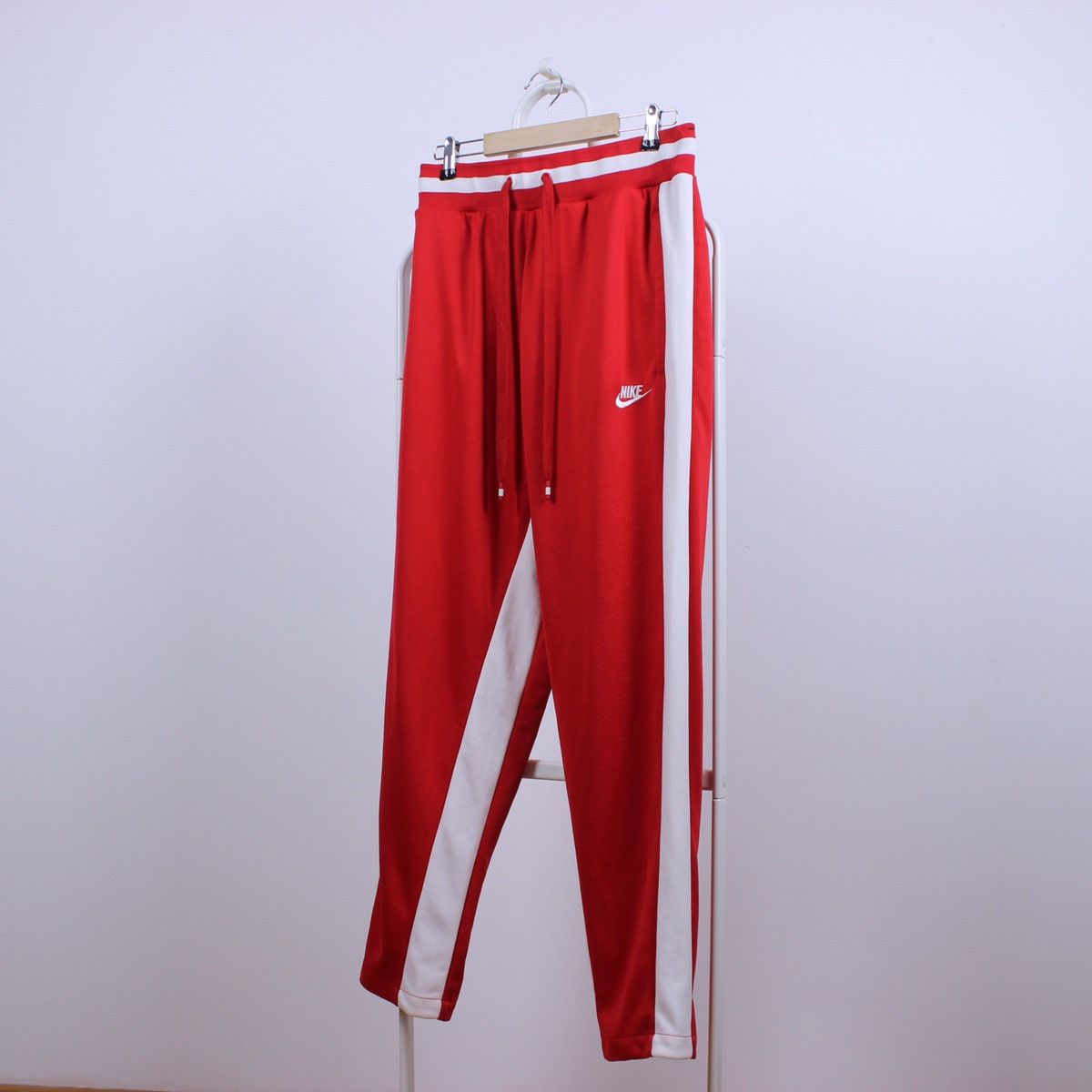 Nike Vintage NIKE Sportswear NSW AIR University Red Joggers Pants Size US 31 - 2 Thumbnail